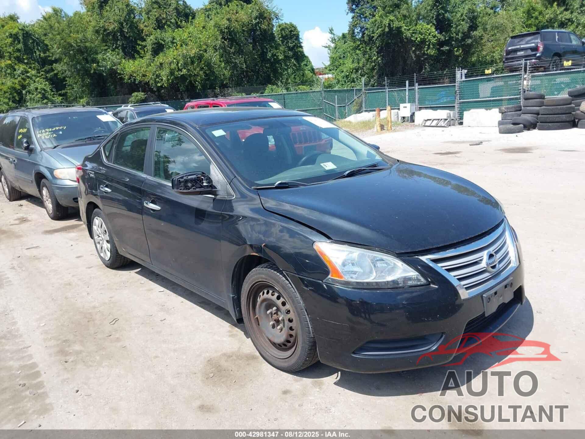 NISSAN SENTRA 2013 - 3N1AB7AP3DL743184
