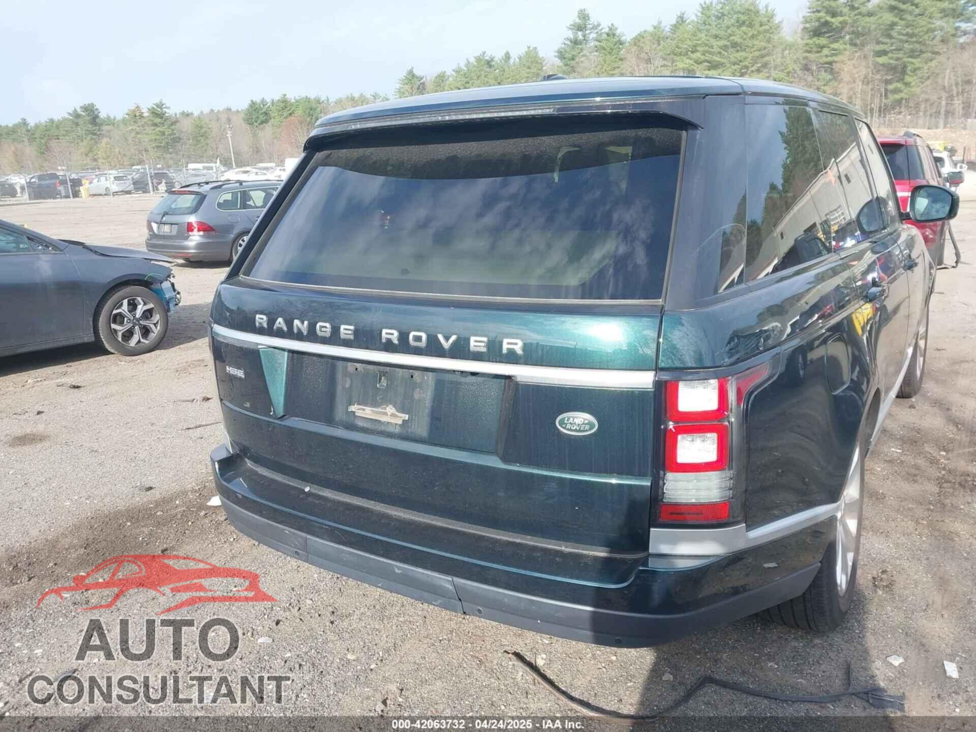 LAND ROVER RANGE ROVER 2015 - SALGS2VF6FA233443
