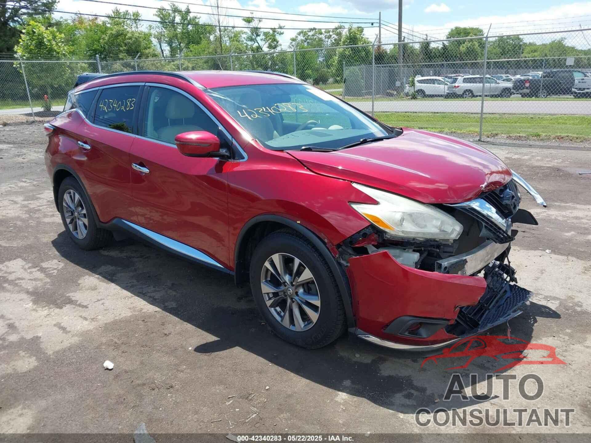 NISSAN MURANO 2016 - 5N1AZ2MH8GN137119