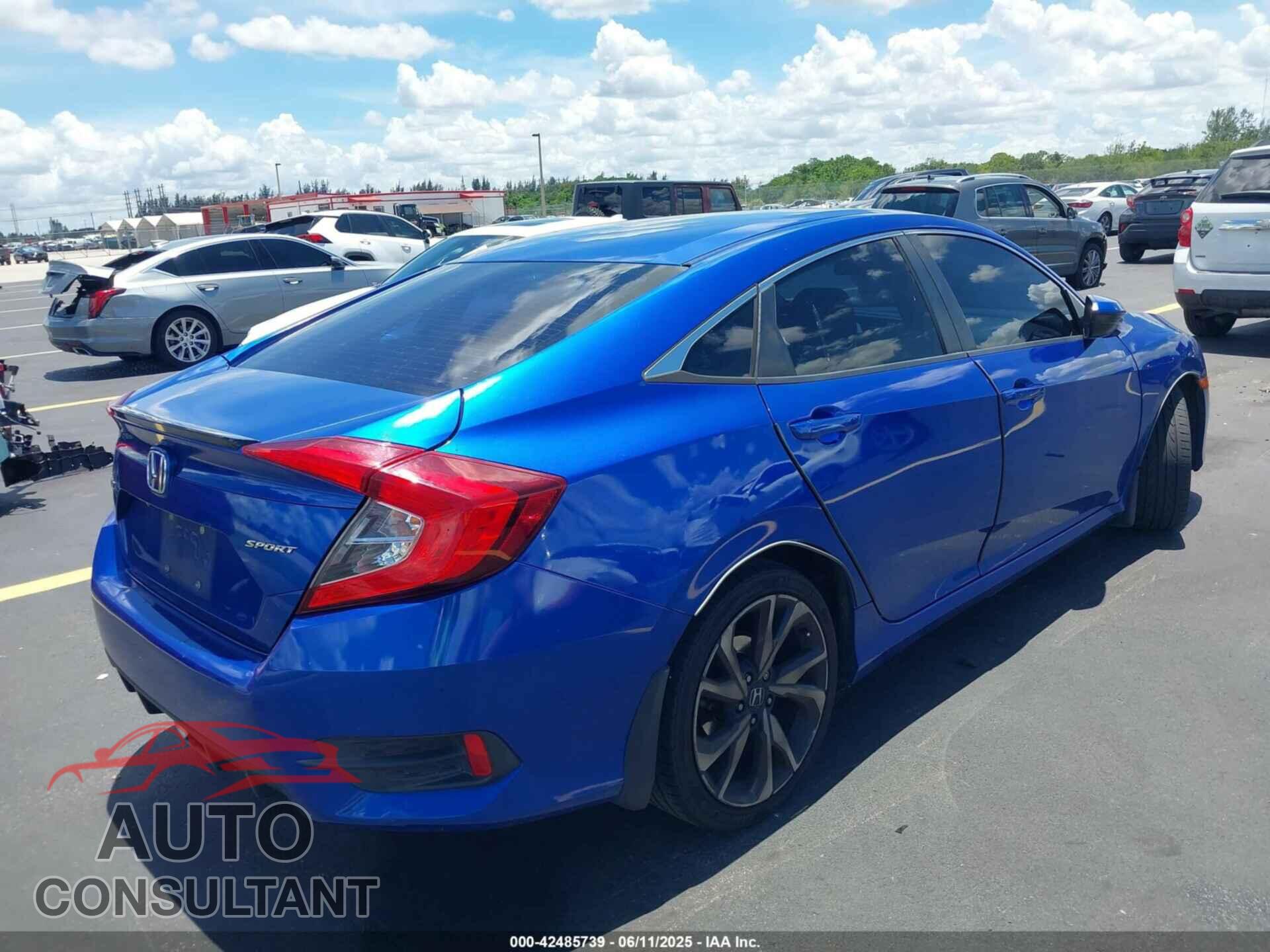 HONDA CIVIC 2019 - 2HGFC2F85KH534721