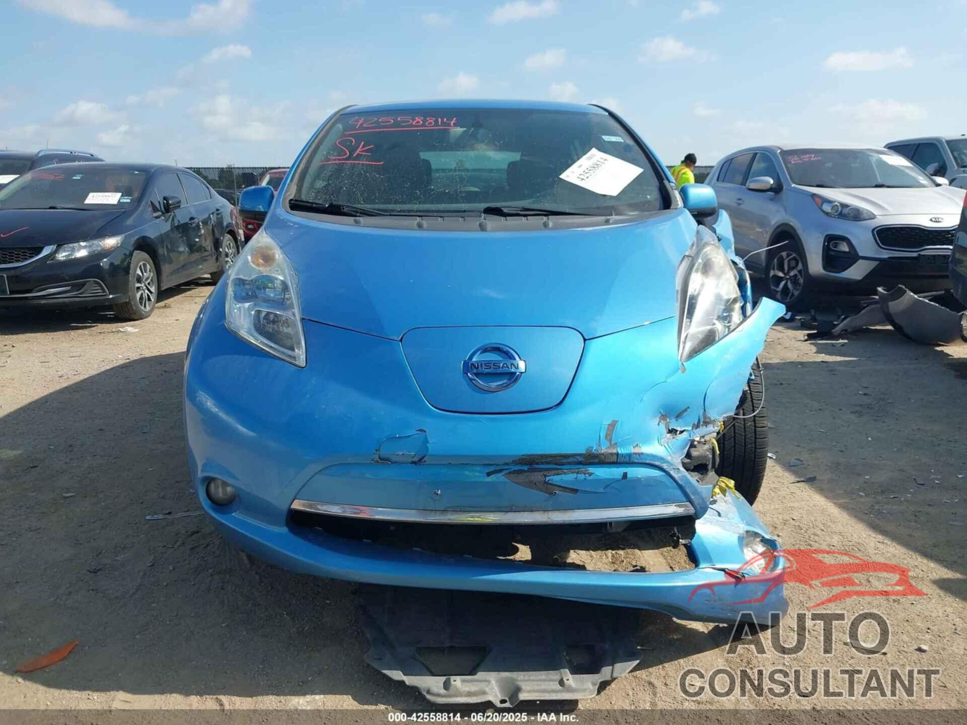 NISSAN LEAF 2013 - 1N4AZ0CP8DC406797