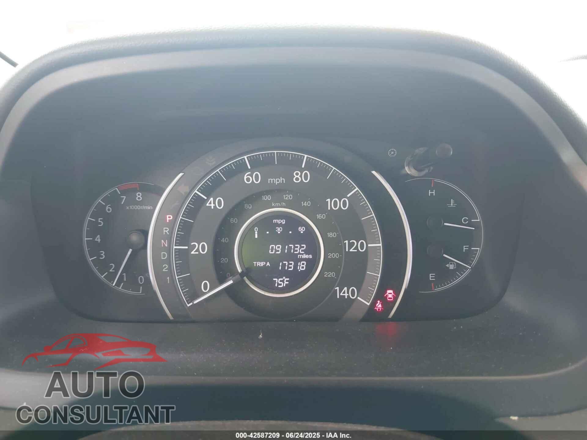 HONDA CR-V 2013 - 2HKRM4H73DH649062