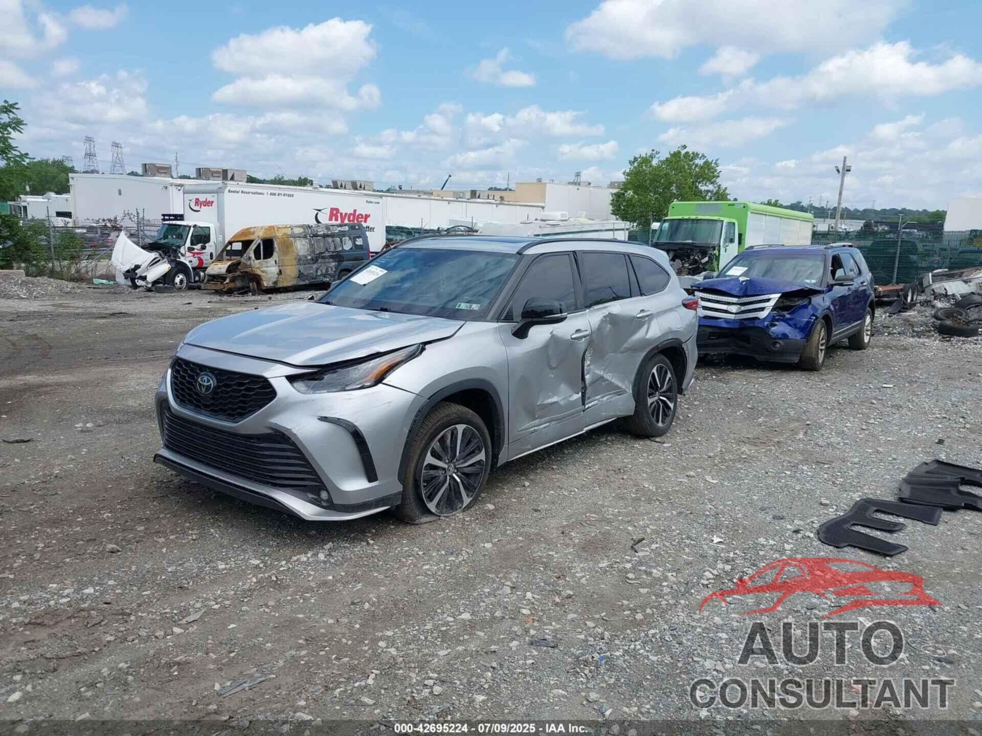 TOYOTA HIGHLANDER 2022 - 5TDLZRBH8NS198146