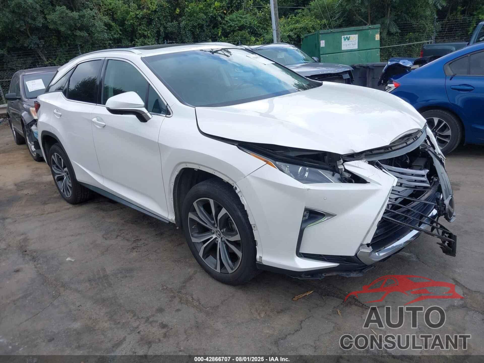 LEXUS RX 350 2019 - 2T2BZMCA7KC168488