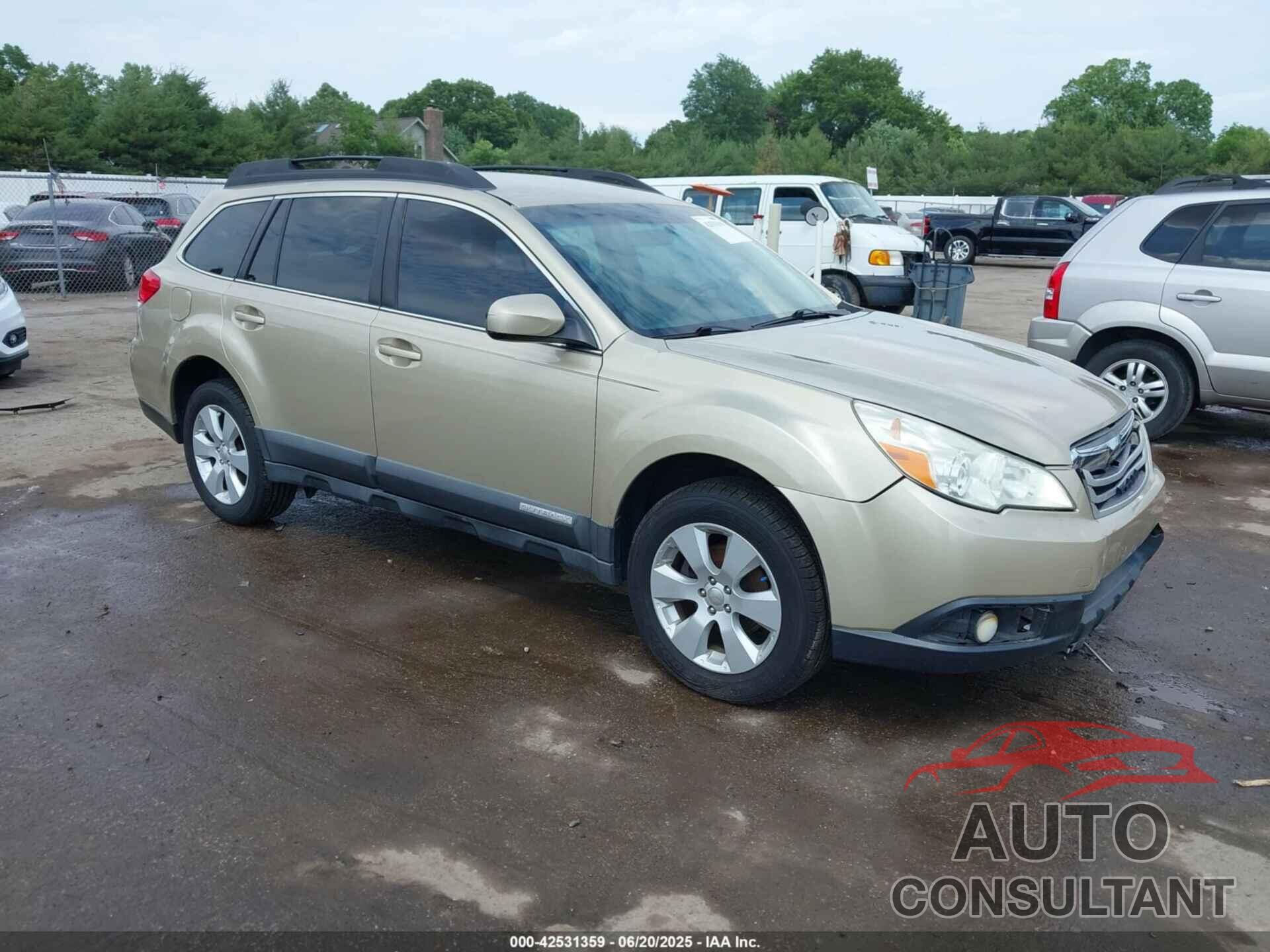 SUBARU OUTBACK 2010 - 4S4BRCCC1A3341702
