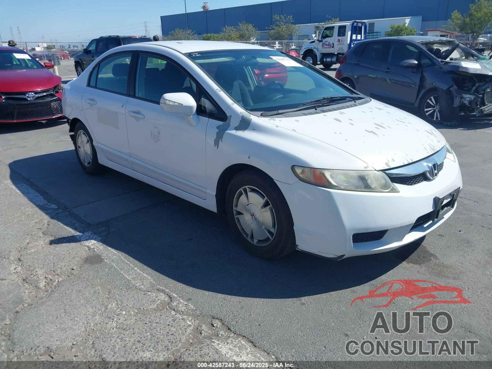 HONDA CIVIC HYBRID 2010 - JHMFA3F20AS007858