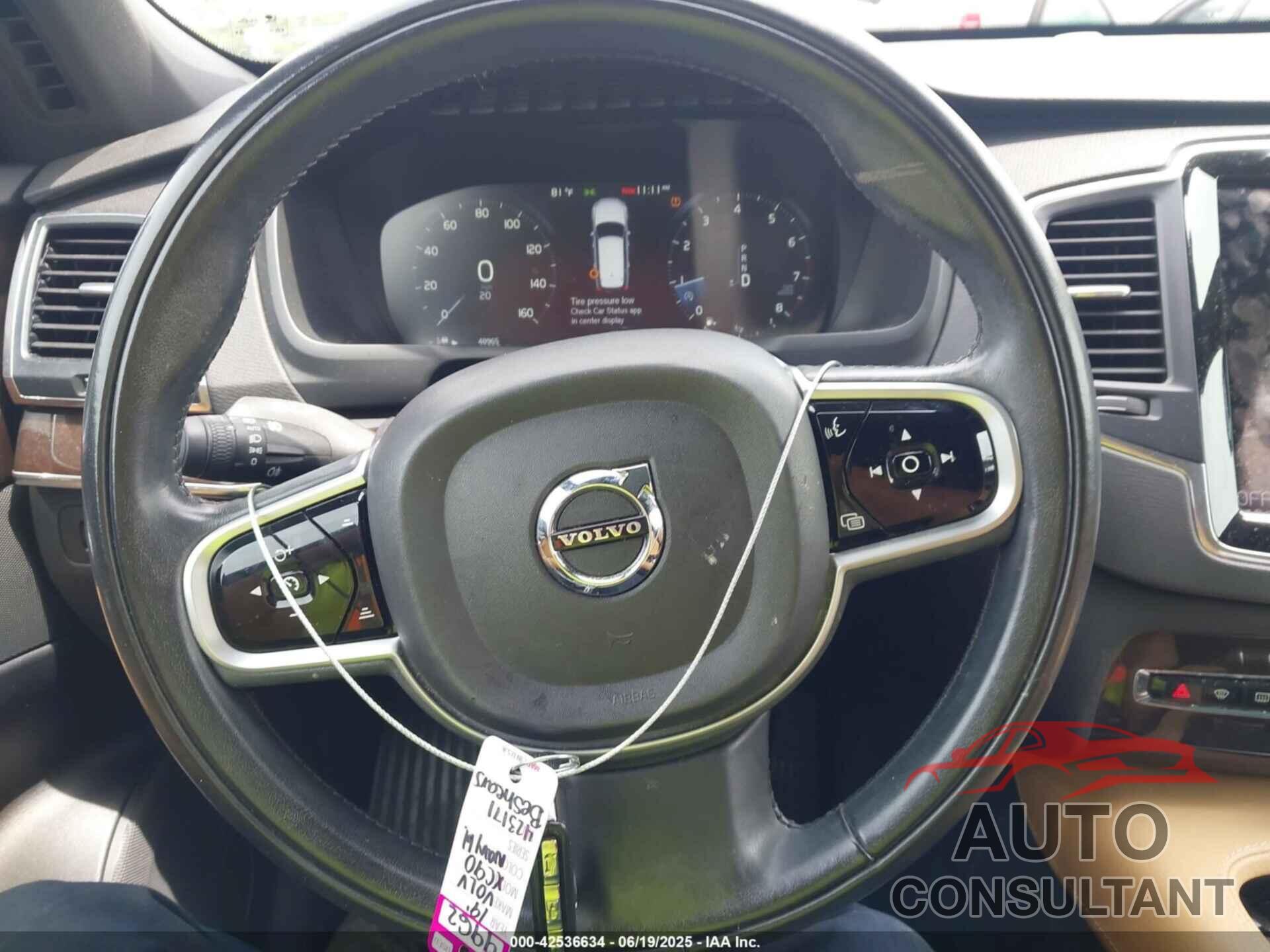 VOLVO XC90 2019 - YV4A22PK9K1423171