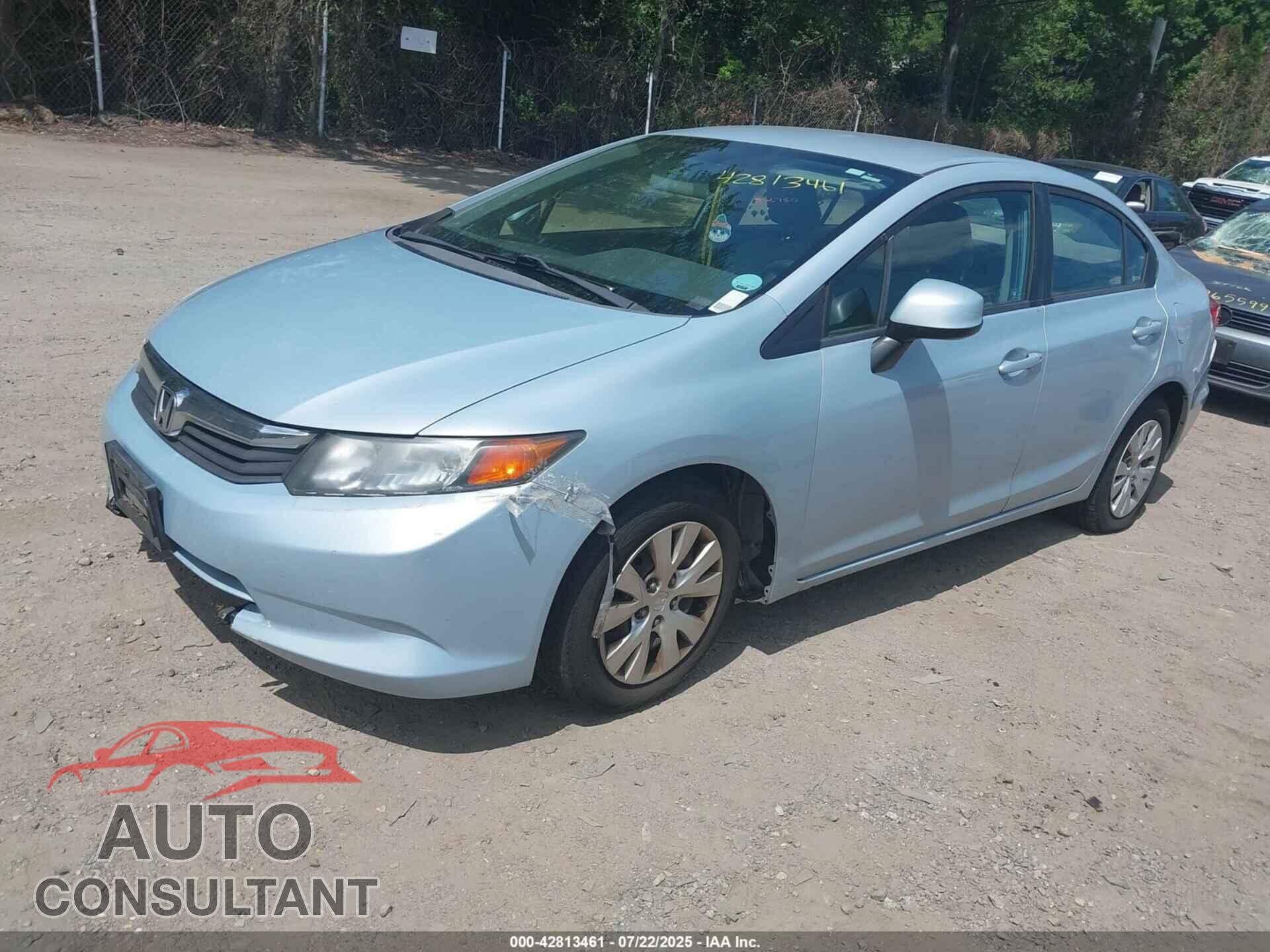 HONDA CIVIC 2012 - 2HGFB2F51CH514606