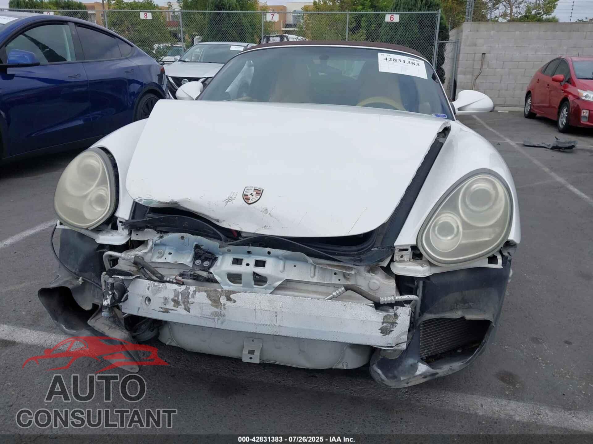 PORSCHE BOXSTER 2012 - WP0CA2A87CS710225