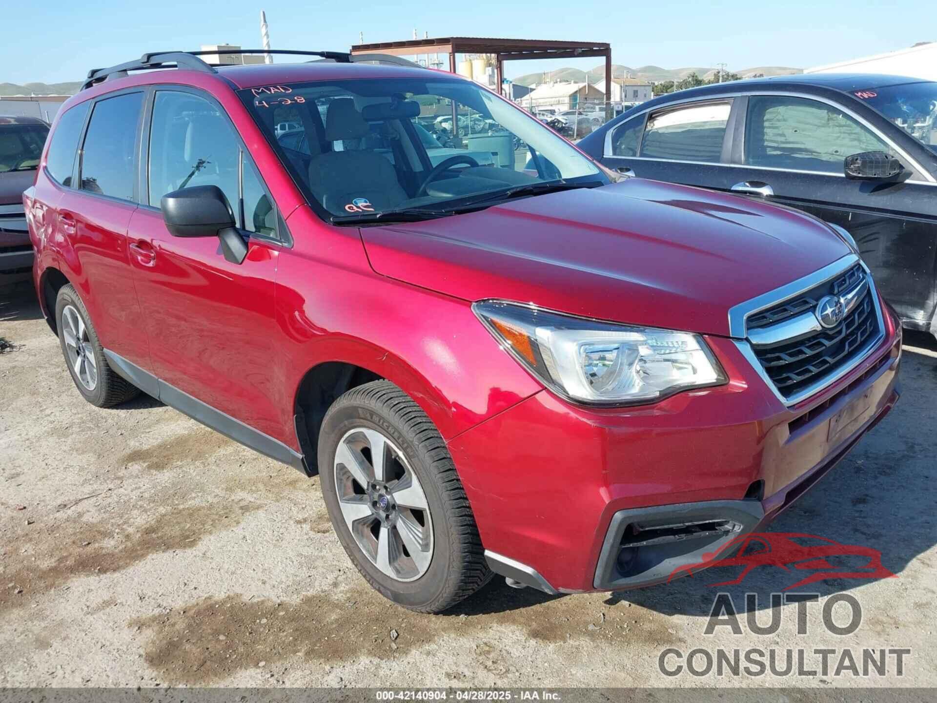 SUBARU FORESTER 2017 - JF2SJABC2HH482648