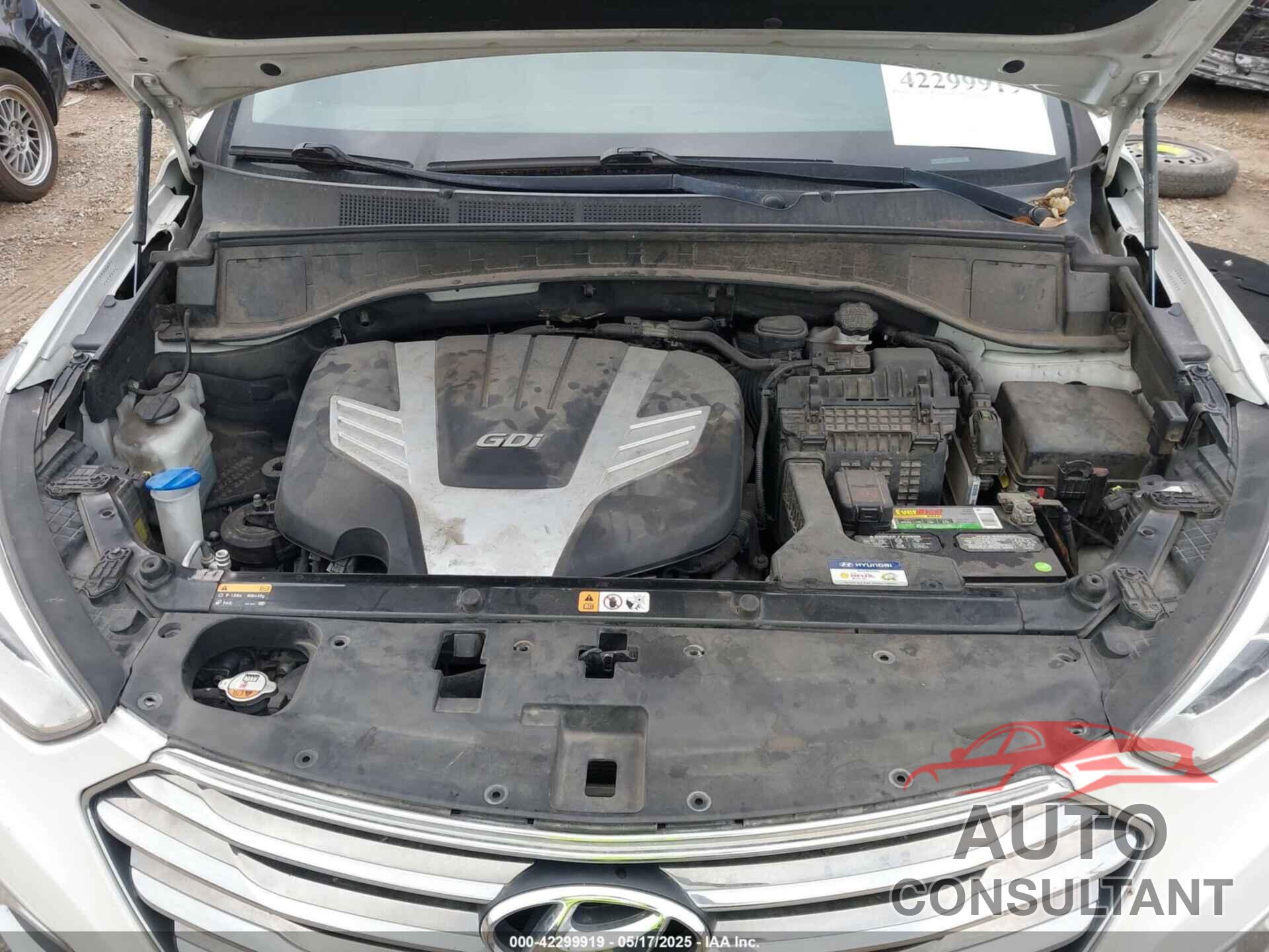 HYUNDAI SANTA FE 2016 - KM8SR4HF7GU132041
