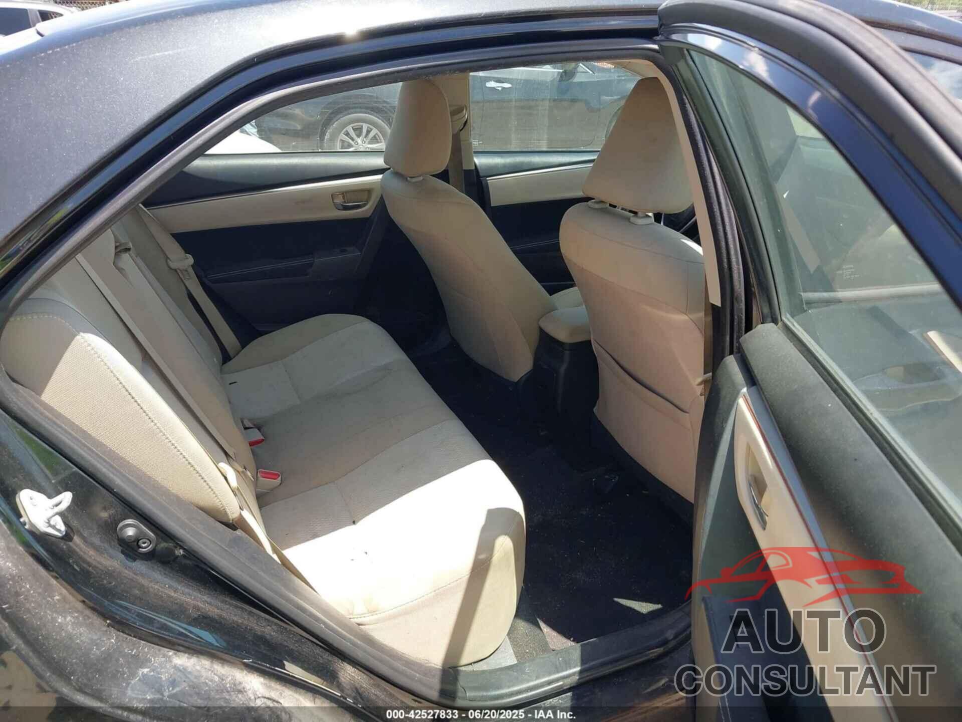 TOYOTA COROLLA 2016 - 5YFBURHE5GP406650