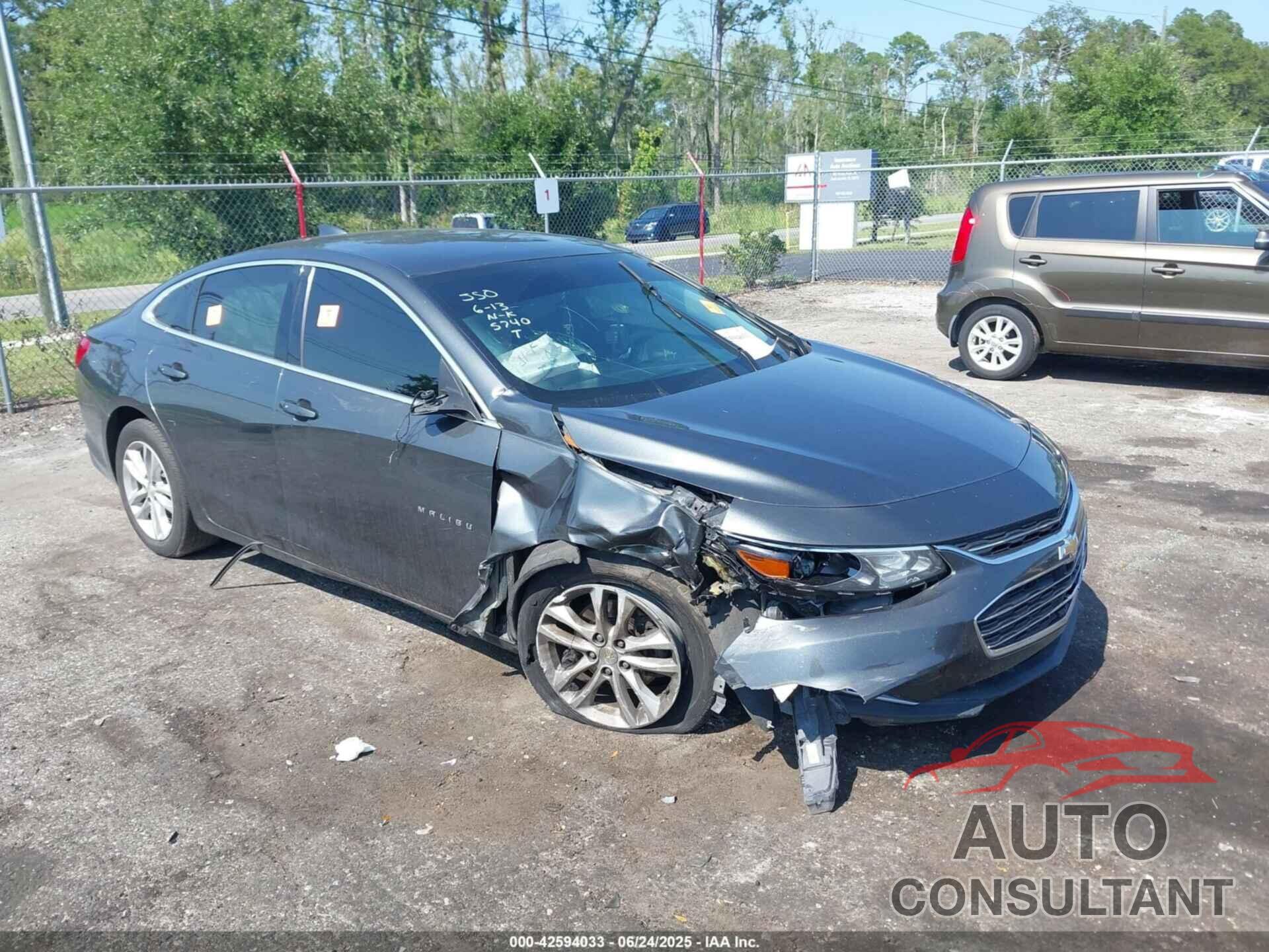 CHEVROLET MALIBU 2016 - 1G1ZE5ST2GF345740