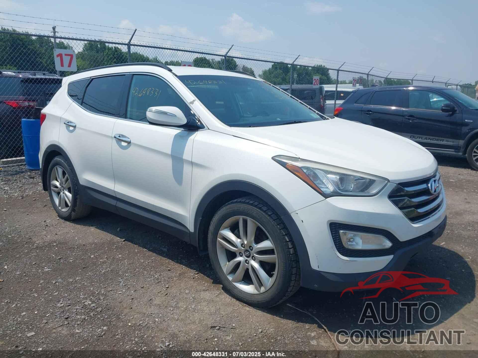 HYUNDAI SANTA FE SPORT 2014 - 5XYZU3LA9EG192764