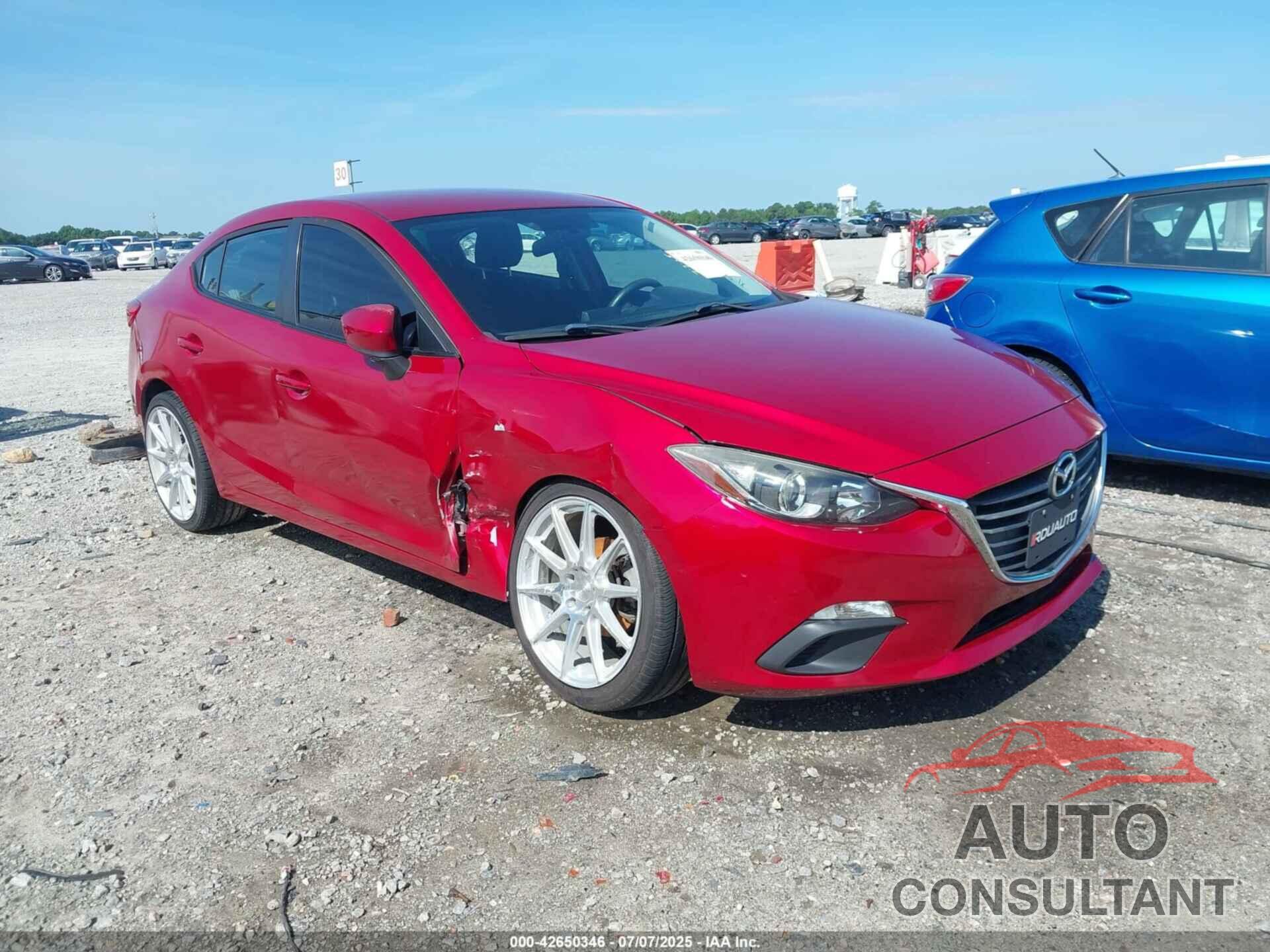 MAZDA MAZDA3 2014 - JM1BM1U79E1127602