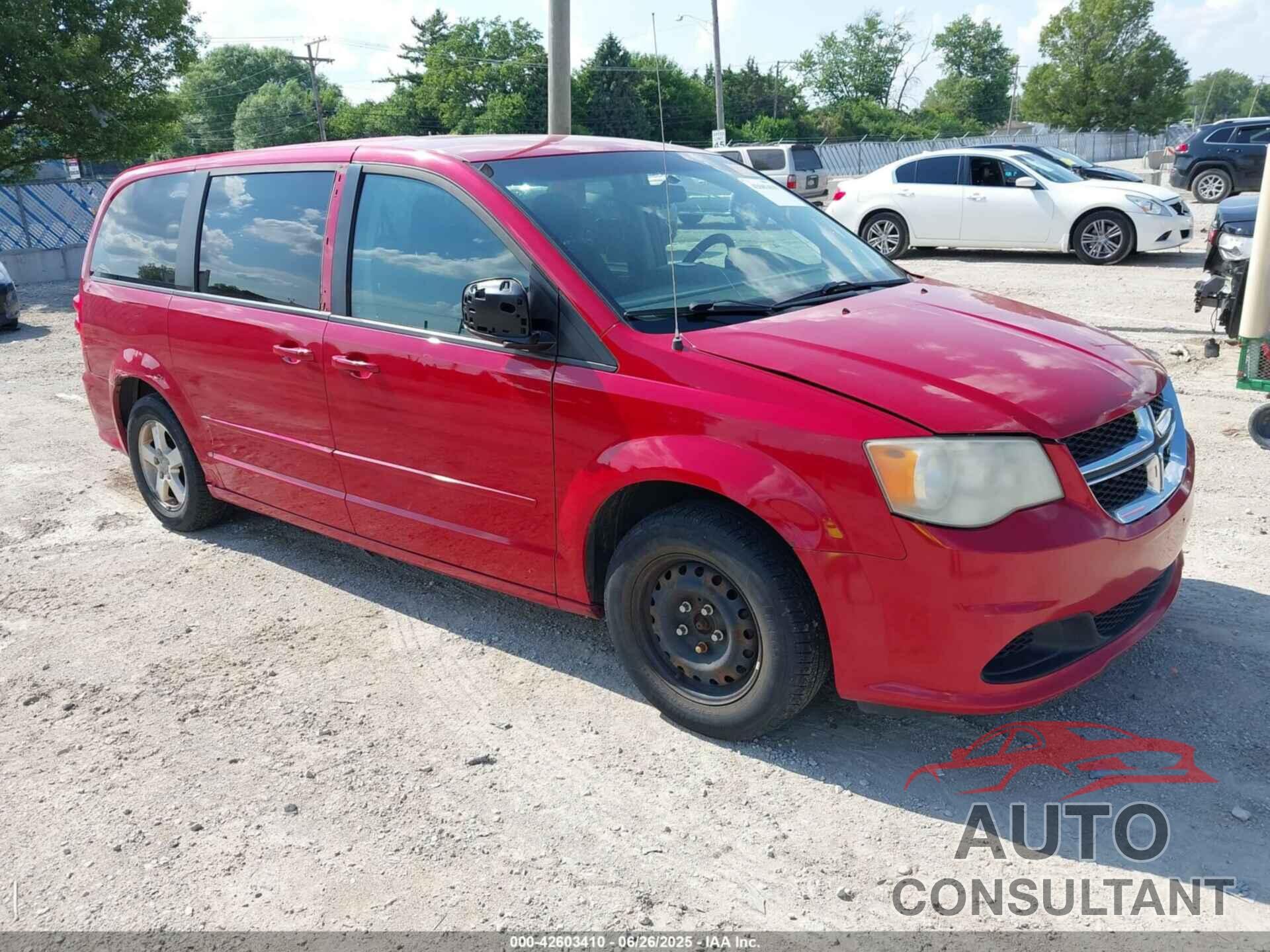 DODGE GRAND CARAVAN 2012 - 2C4RDGBG8CR328873