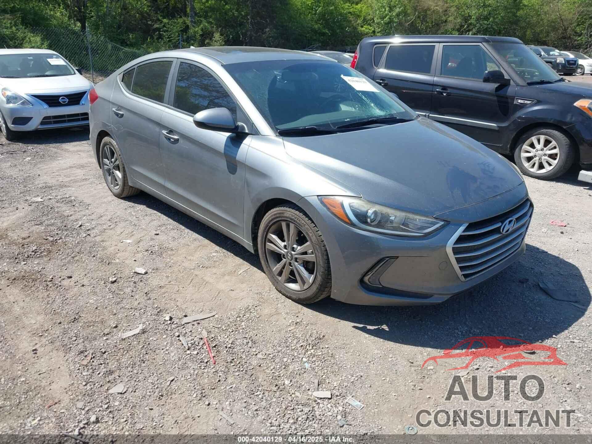 HYUNDAI ELANTRA 2017 - KMHD84LF2HU245531