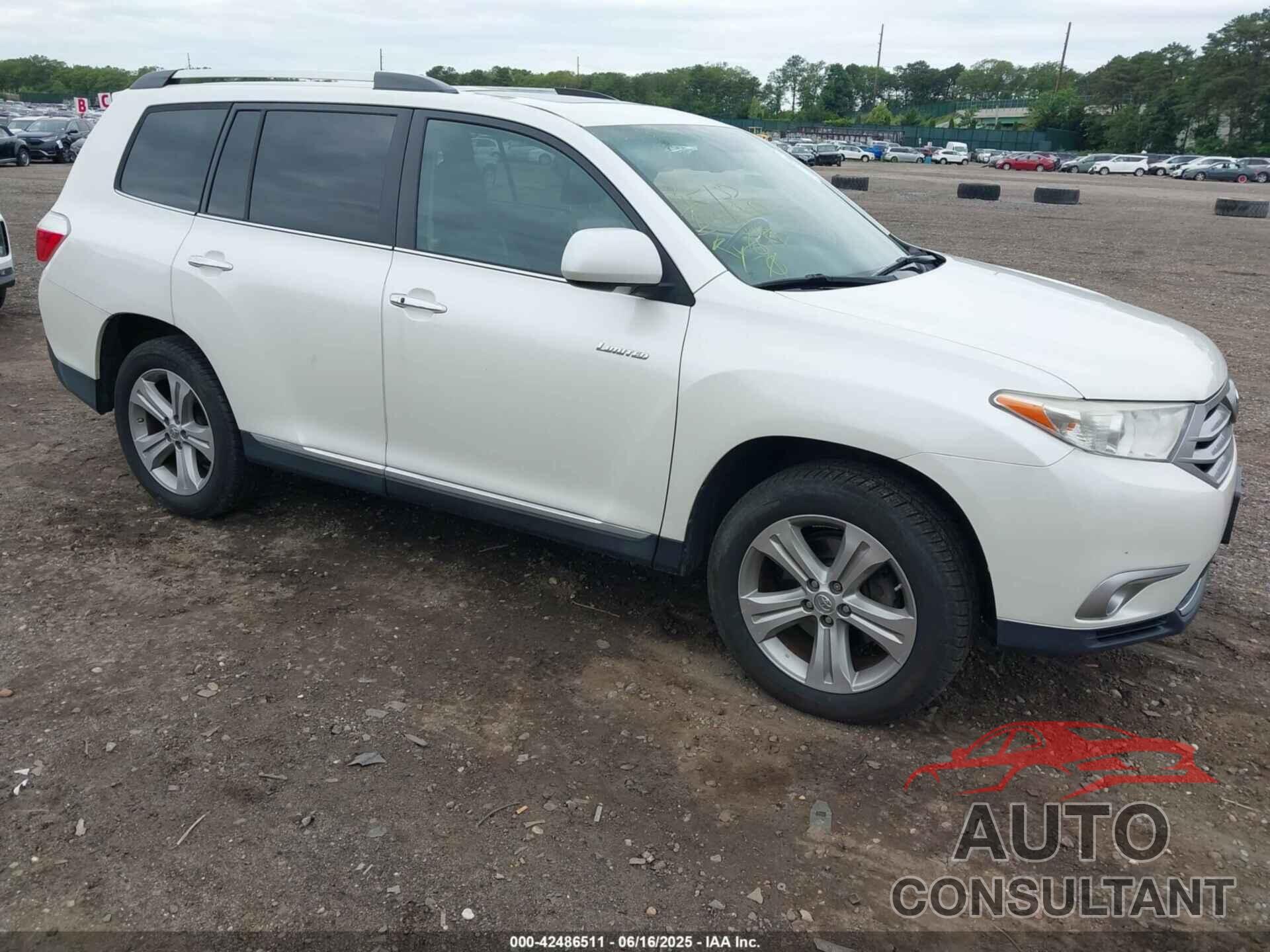 TOYOTA HIGHLANDER 2013 - 5TDDK3EH9DS266387