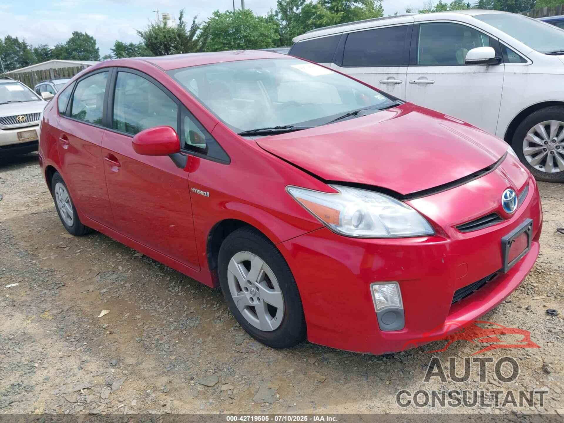 TOYOTA PRIUS 2010 - JTDKN3DU4A0013764