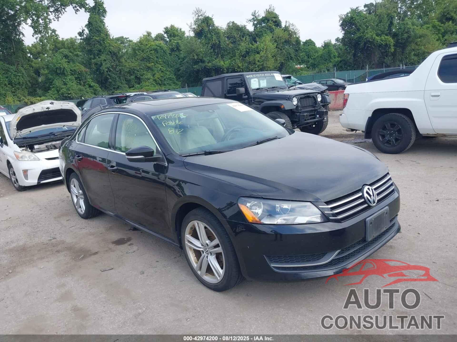 VOLKSWAGEN PASSAT 2014 - 1VWBT7A33EC067602