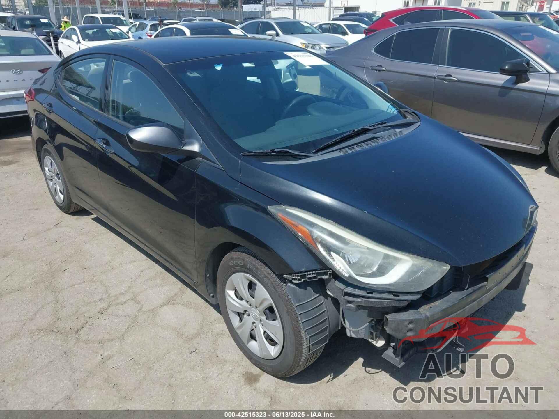 HYUNDAI ELANTRA 2016 - 5NPDH4AE7GH709372