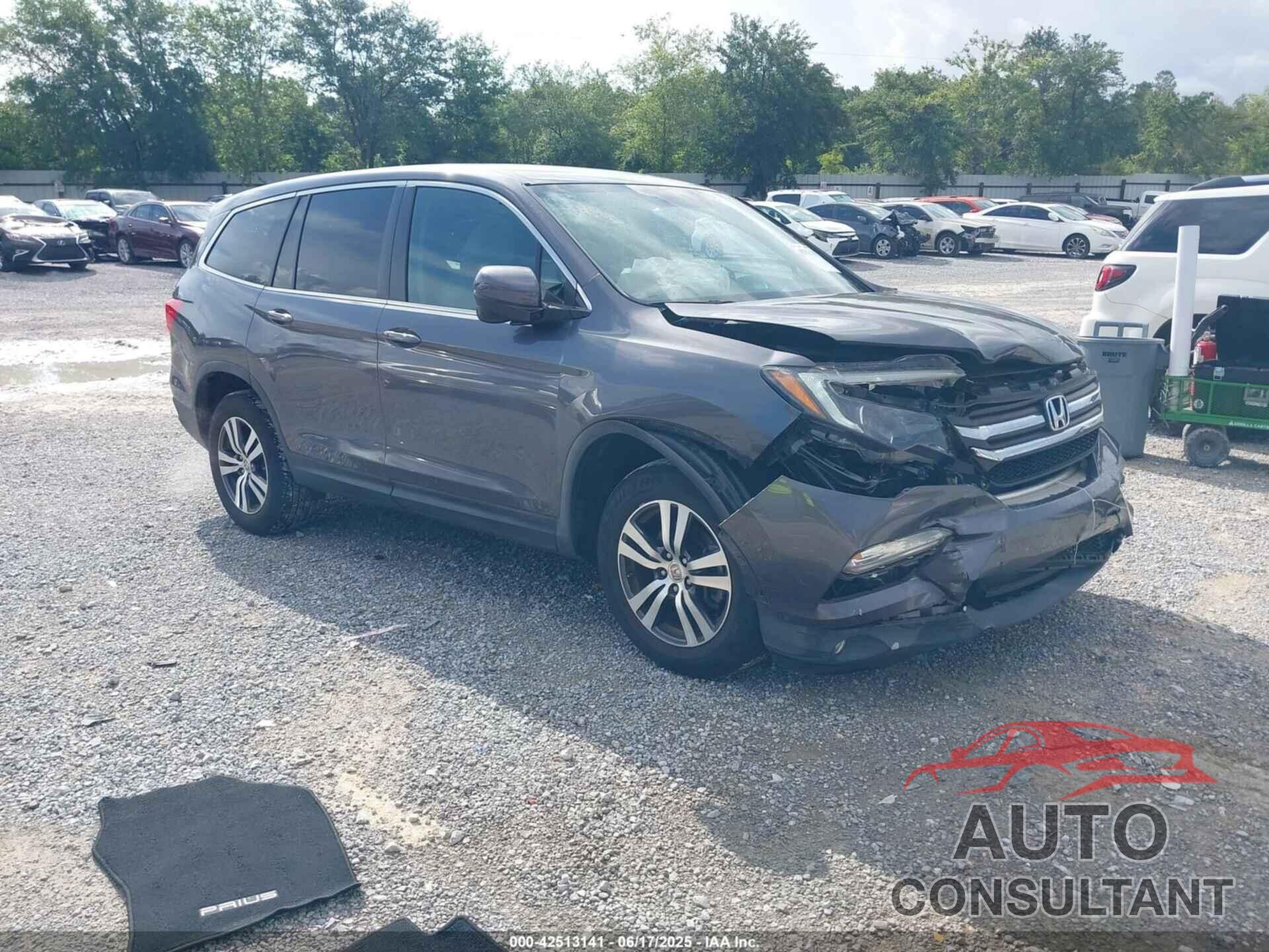 HONDA PILOT 2017 - 5FNYF5H39HB014618