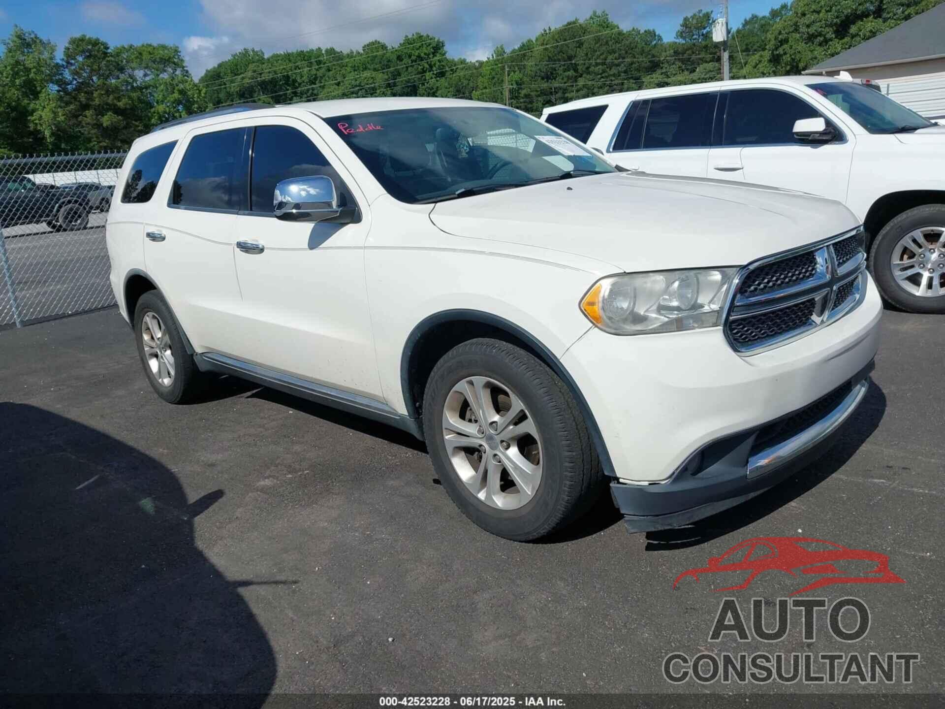 DODGE DURANGO 2012 - 1C4RDHAG0CC212597