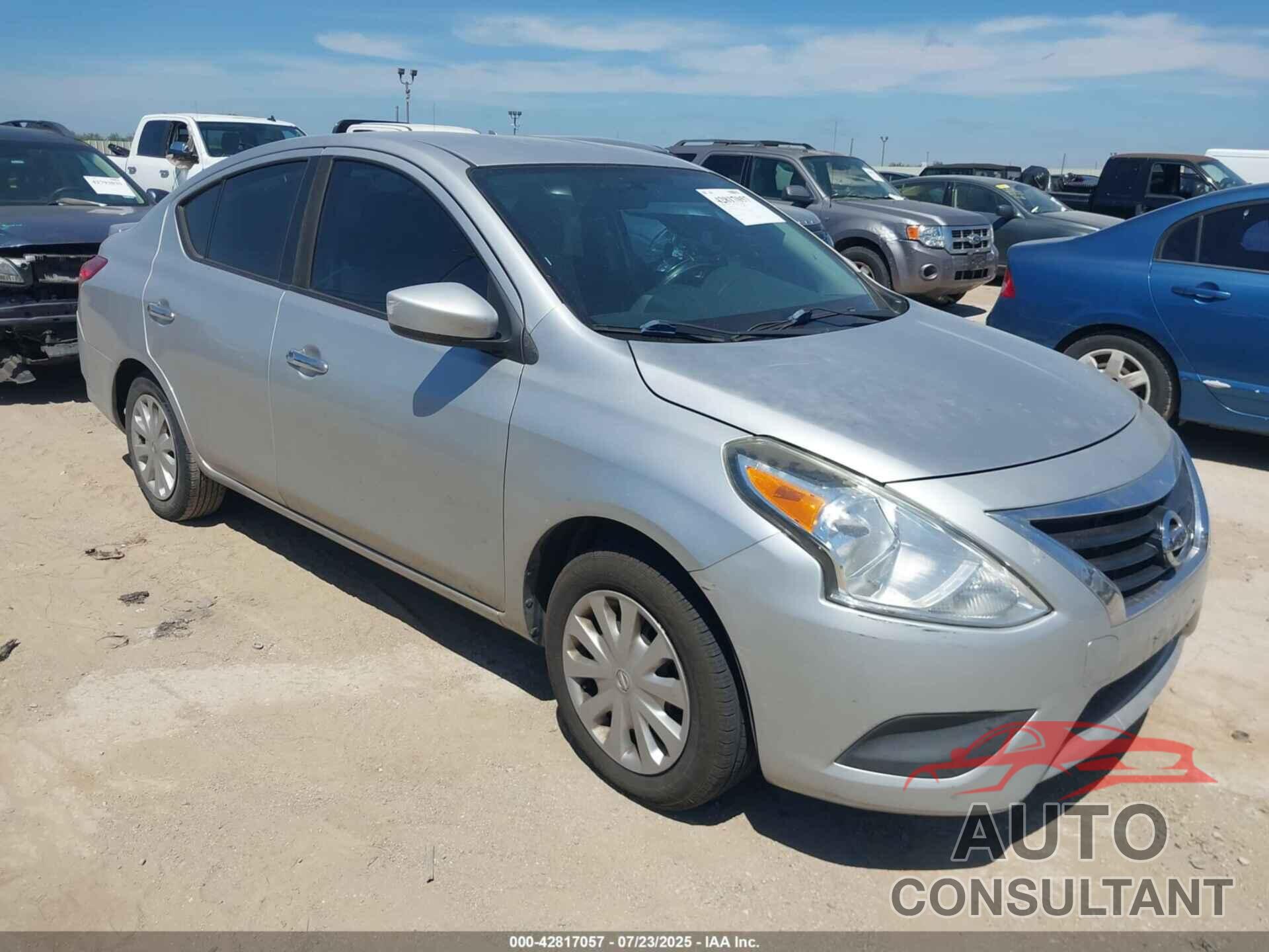 NISSAN VERSA 2016 - 3N1CN7AP8GL867617