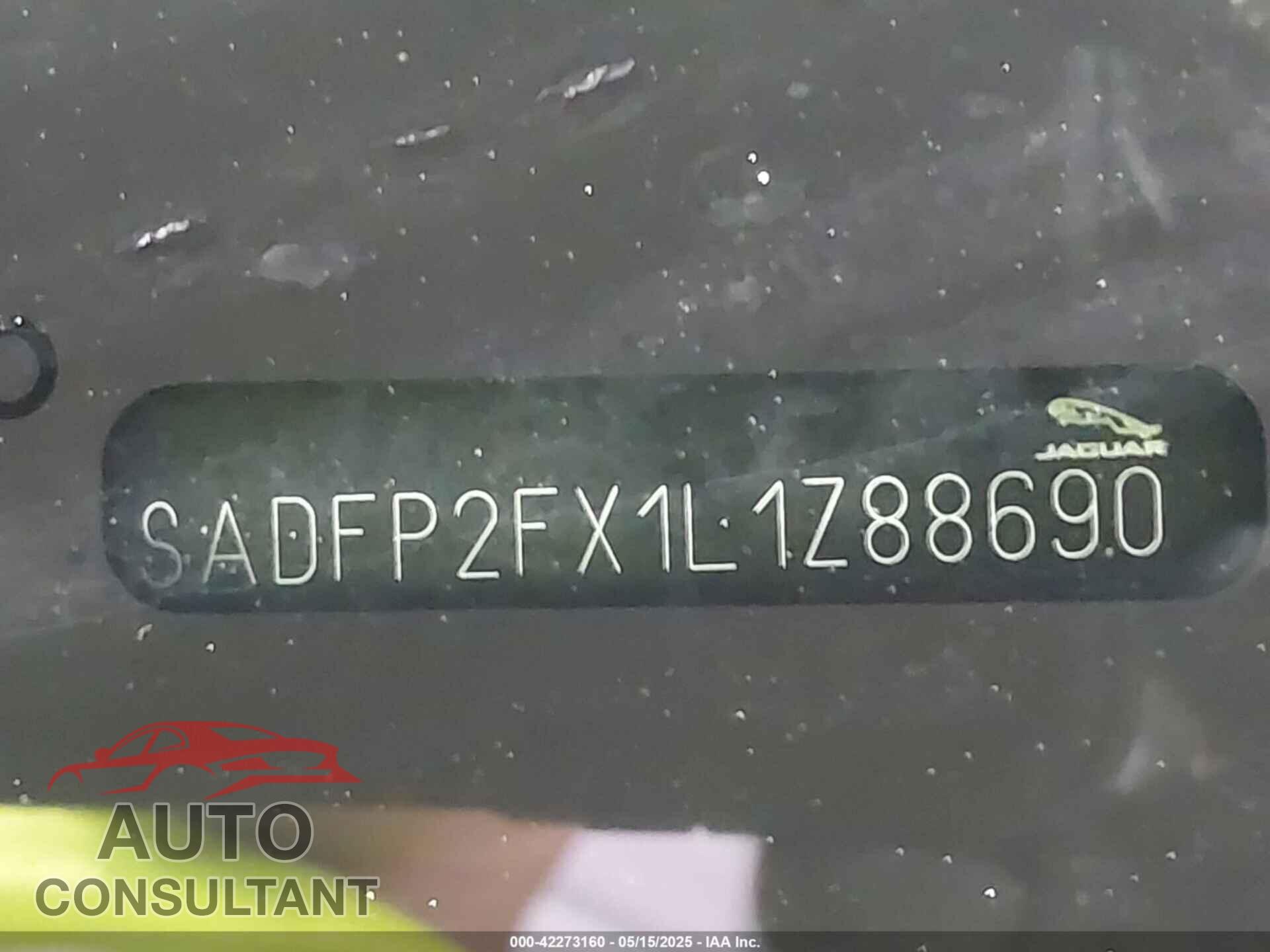 JAGUAR E-PACE 2020 - SADFP2FX1L1Z88690