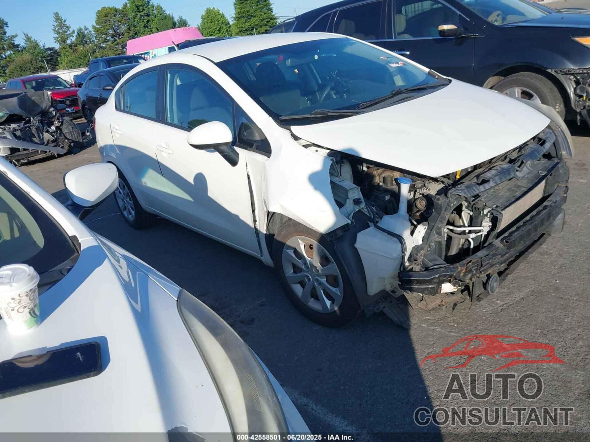 KIA RIO 2013 - KNADM4A30D6265328