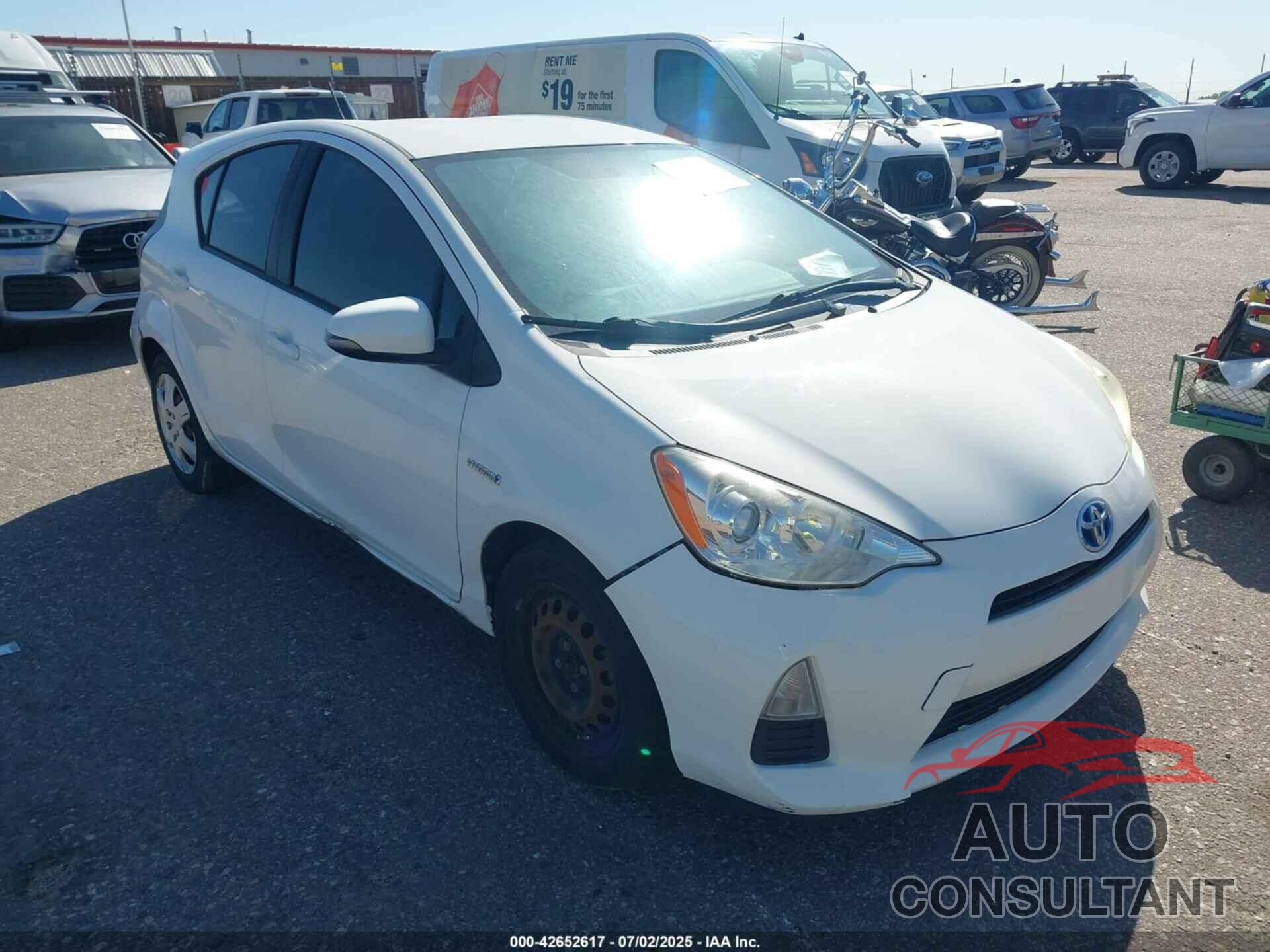 TOYOTA PRIUS C 2012 - JTDKDTB31C1512595