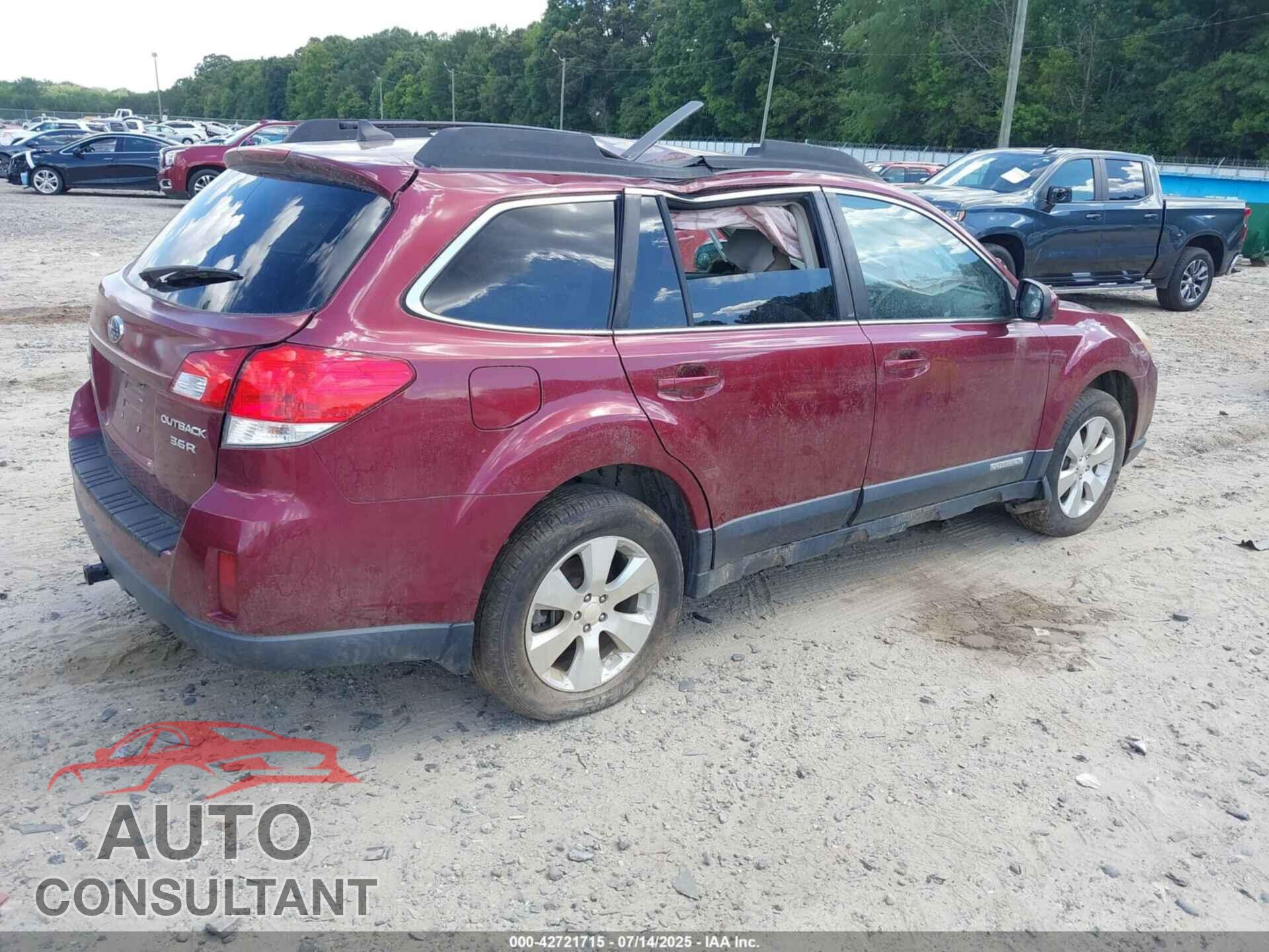 SUBARU OUTBACK 2011 - 4S4BRDKC5B2388083