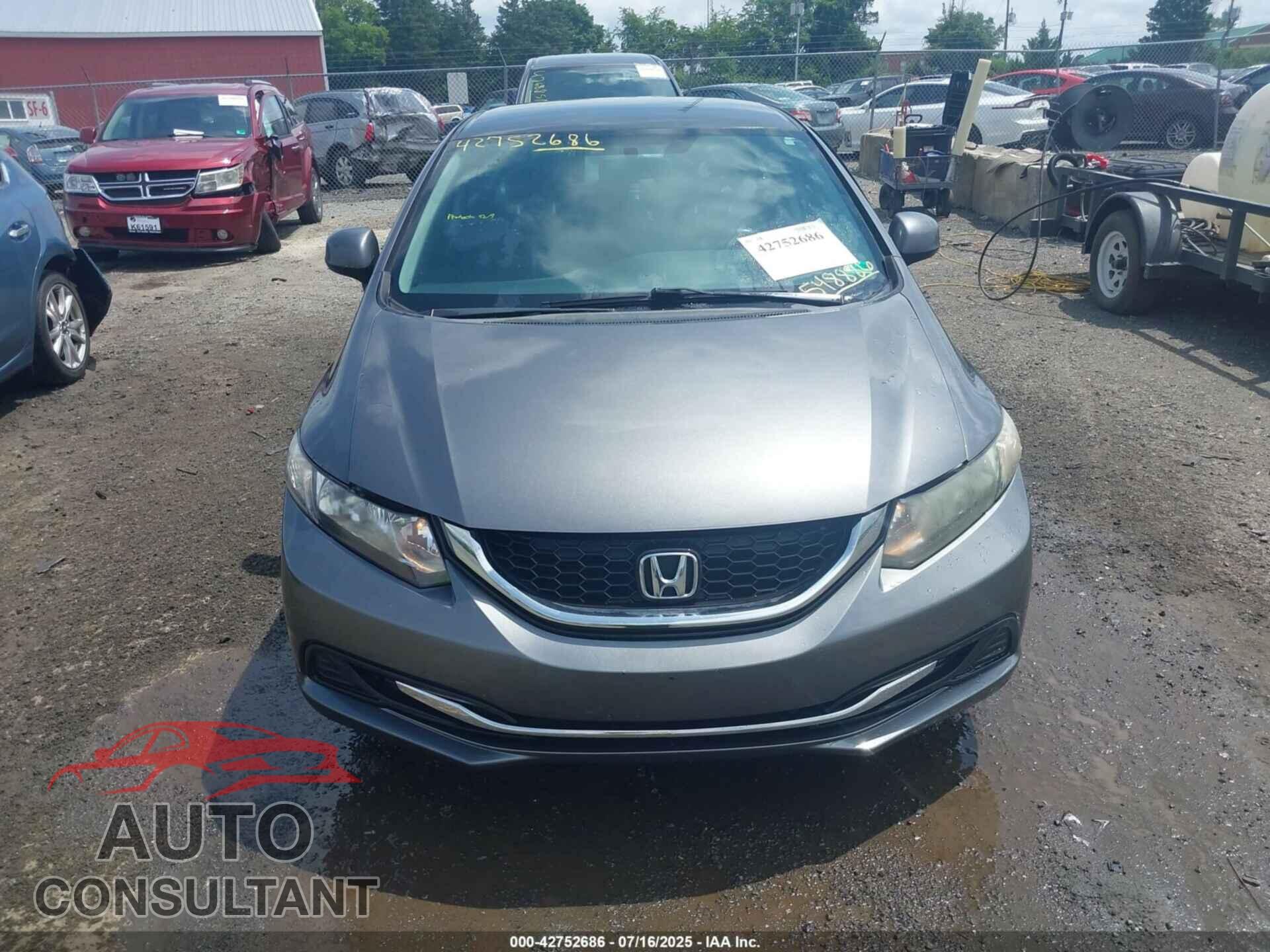 HONDA CIVIC 2013 - 2HGFB2F53DH548886