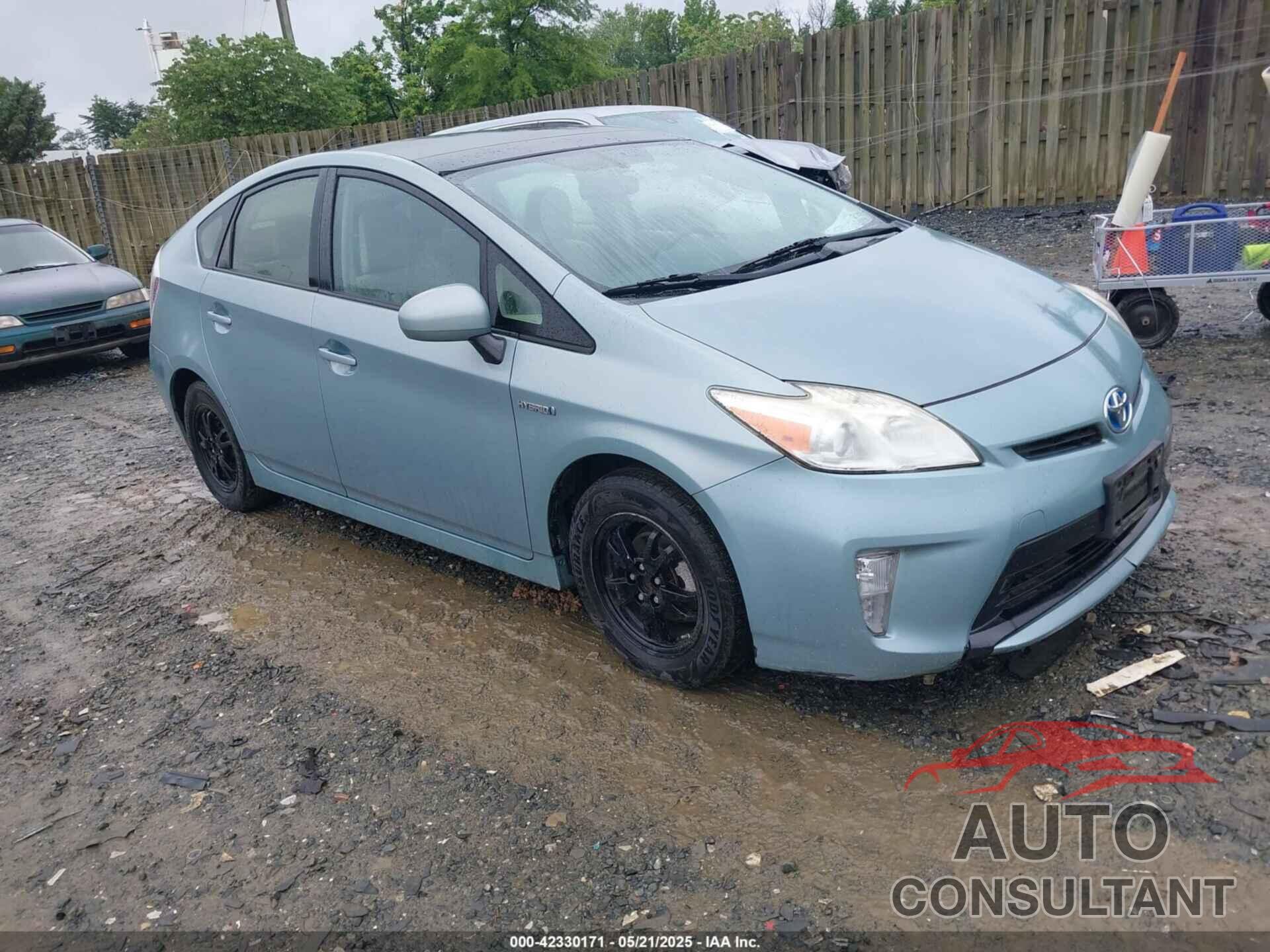 TOYOTA PRIUS 2013 - JTDKN3DU9D1619009