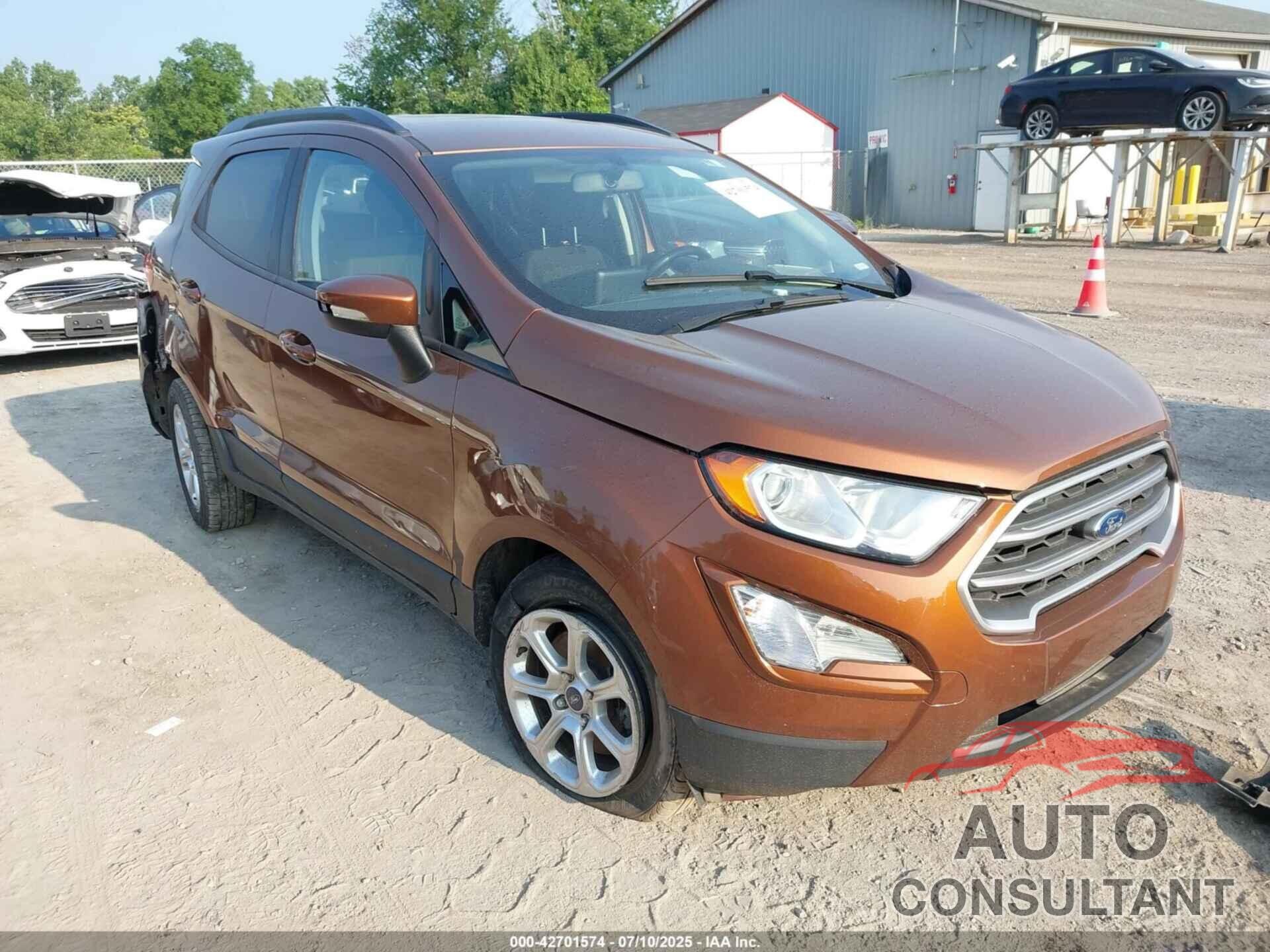 FORD ECOSPORT 2019 - MAJ3S2GE1KC308578