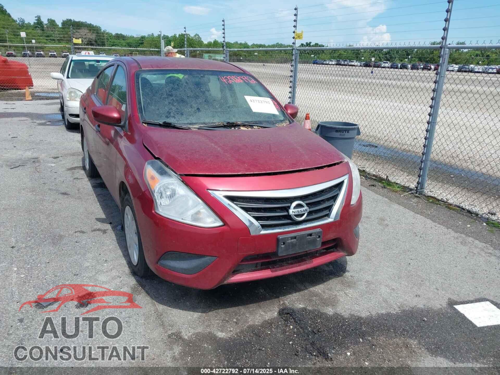 NISSAN VERSA 2016 - 3N1CN7APXGL856442