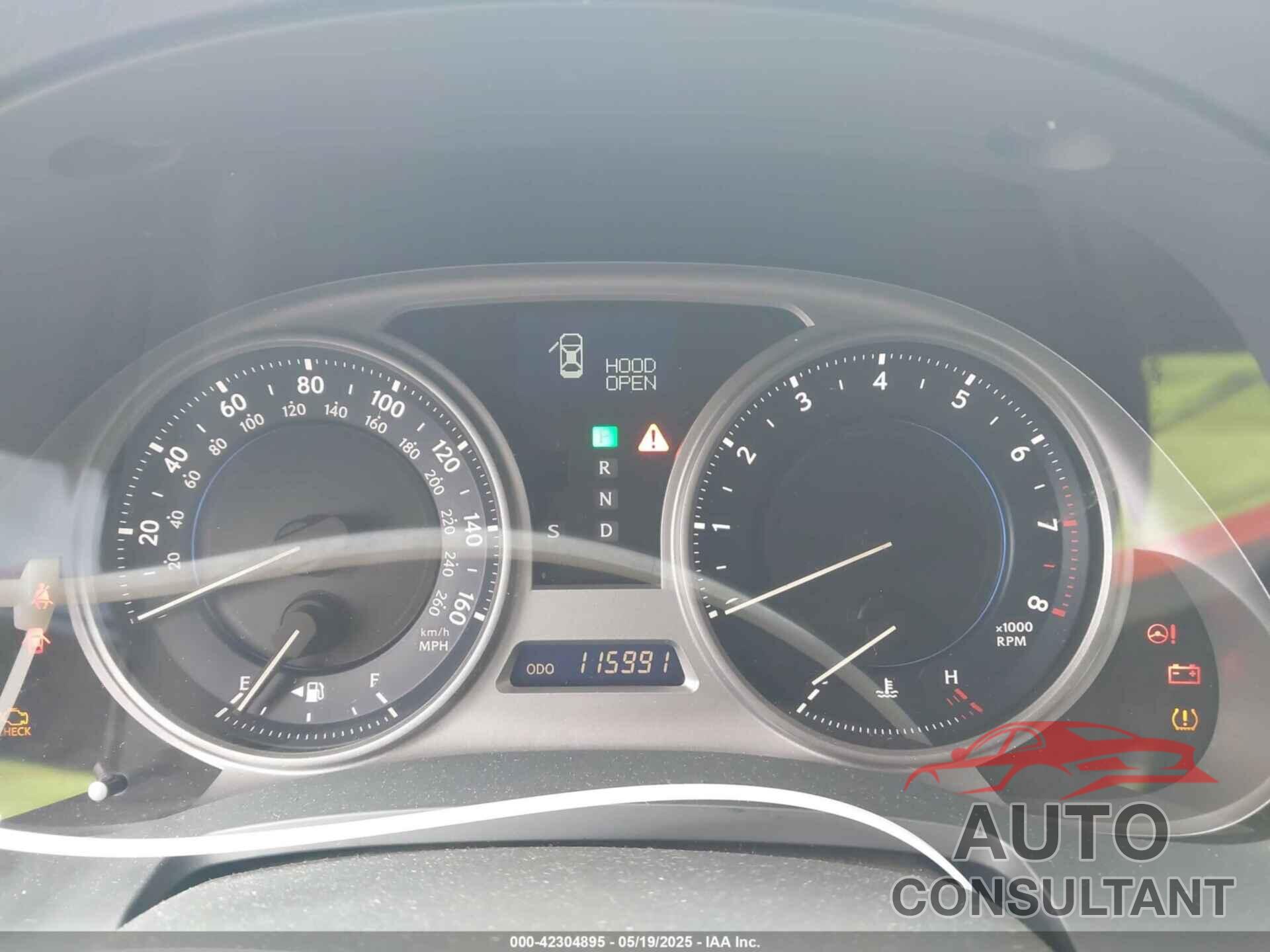 LEXUS IS 250 2009 - JTHBK262595106255