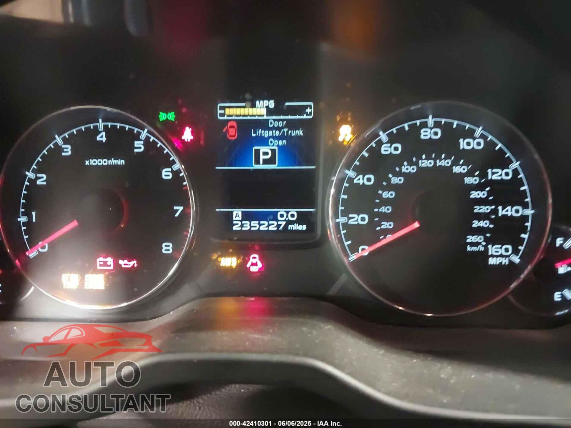 SUBARU OUTBACK 2013 - 4S4BRDSC8D2311646