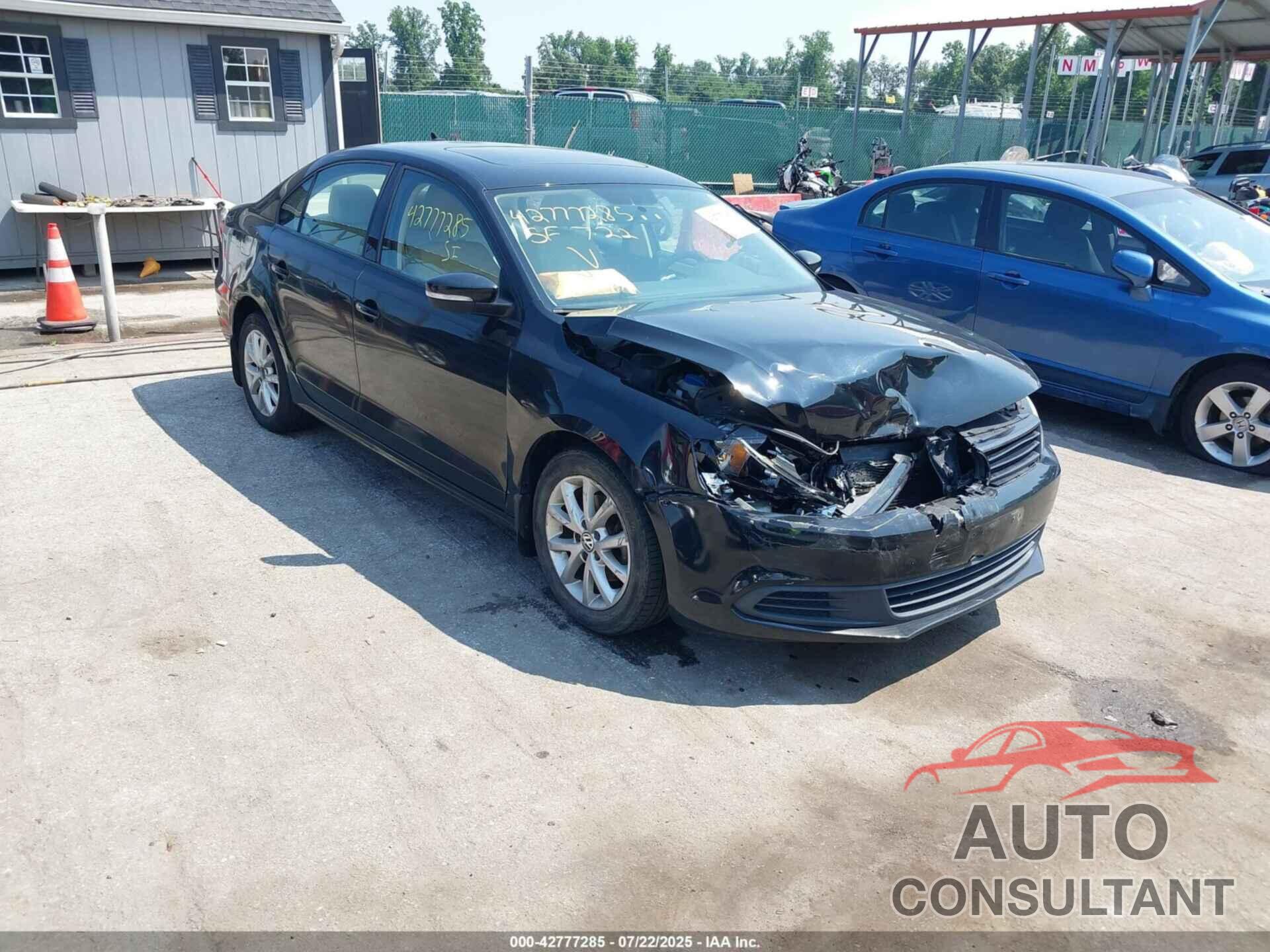 VOLKSWAGEN JETTA 2012 - 3VWDP7AJ3CM388353