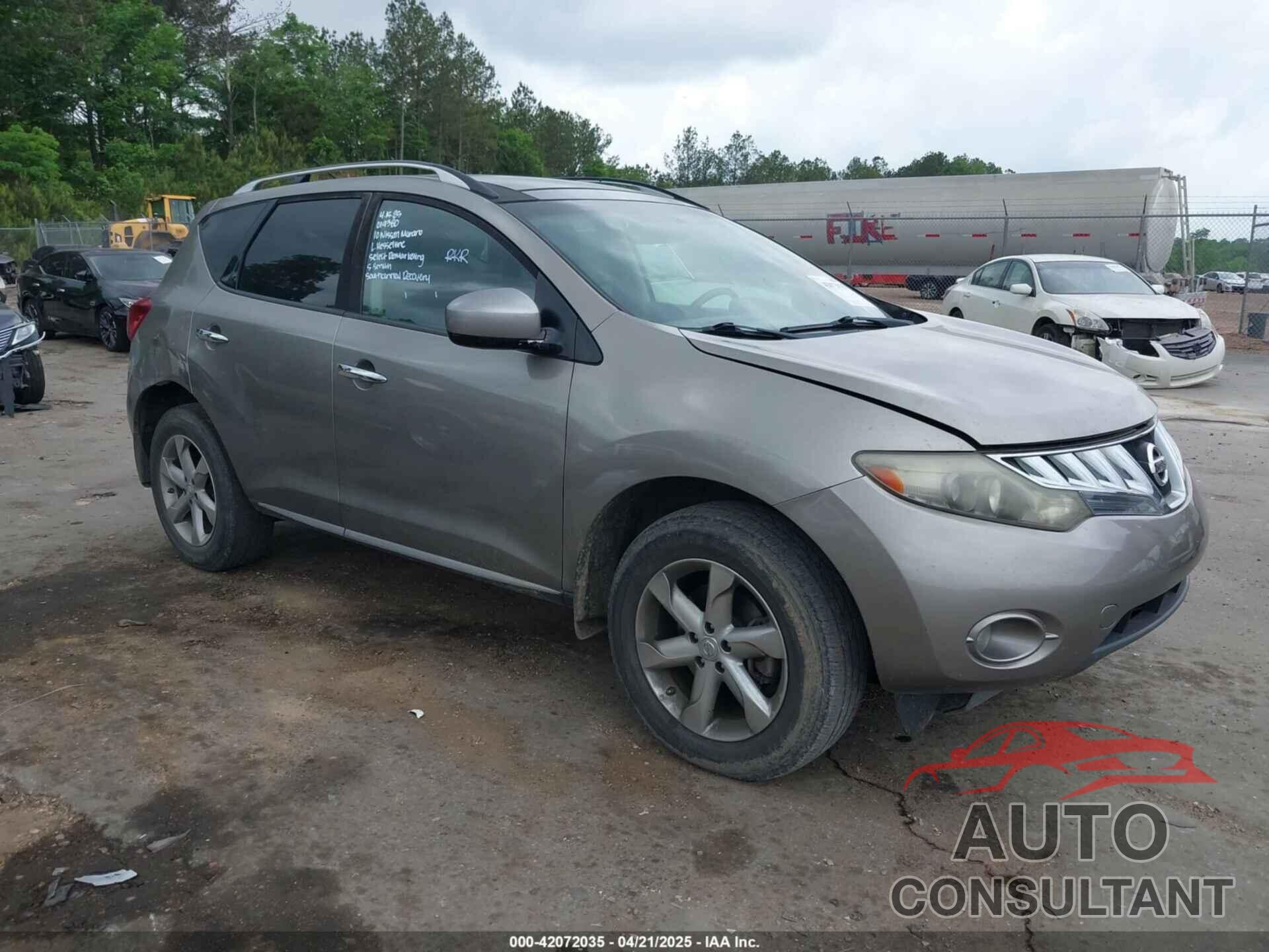 NISSAN MURANO 2010 - JN8AZ1MU8AW019380