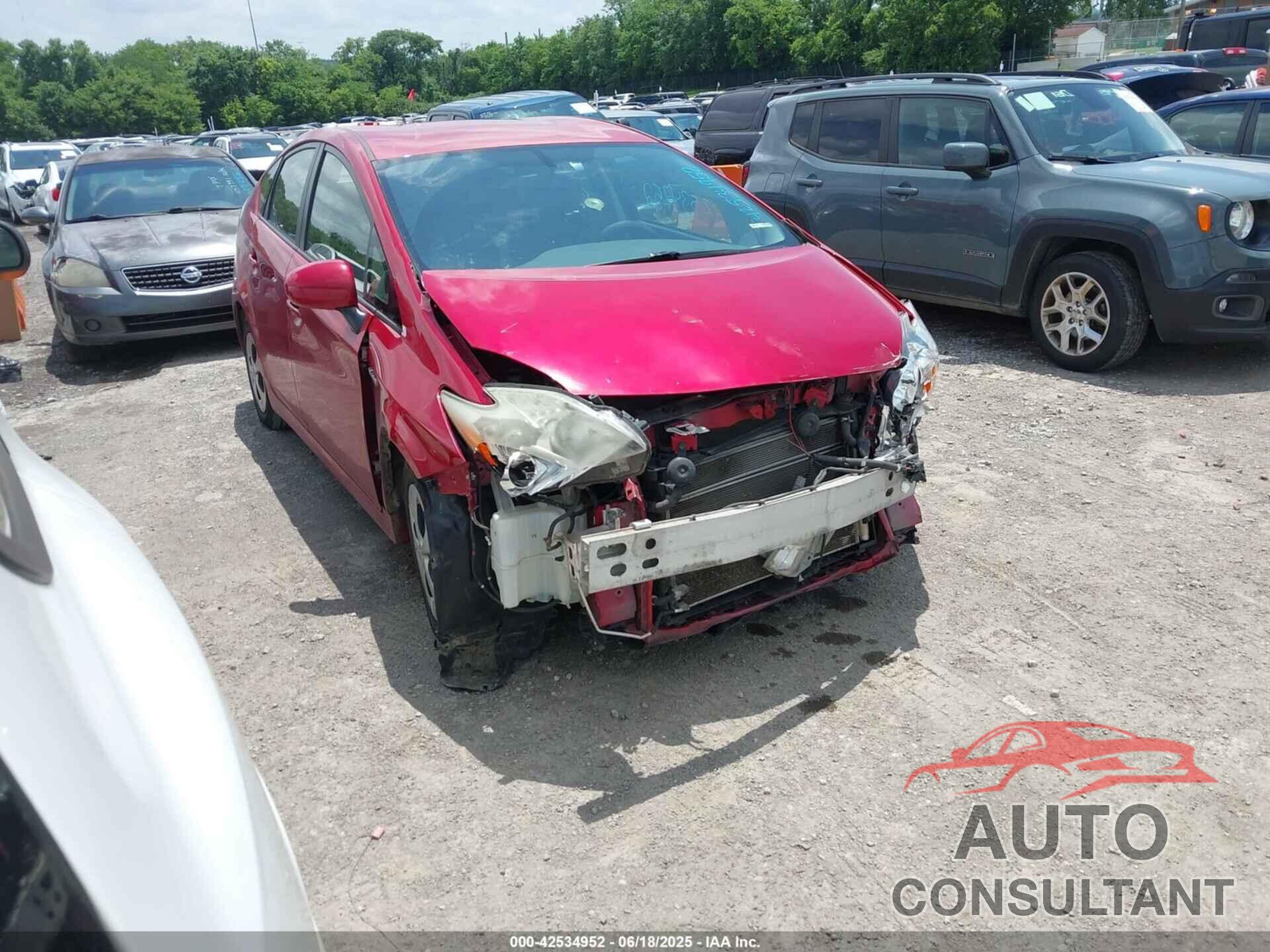 TOYOTA PRIUS 2013 - JTDKN3DUXD5603751