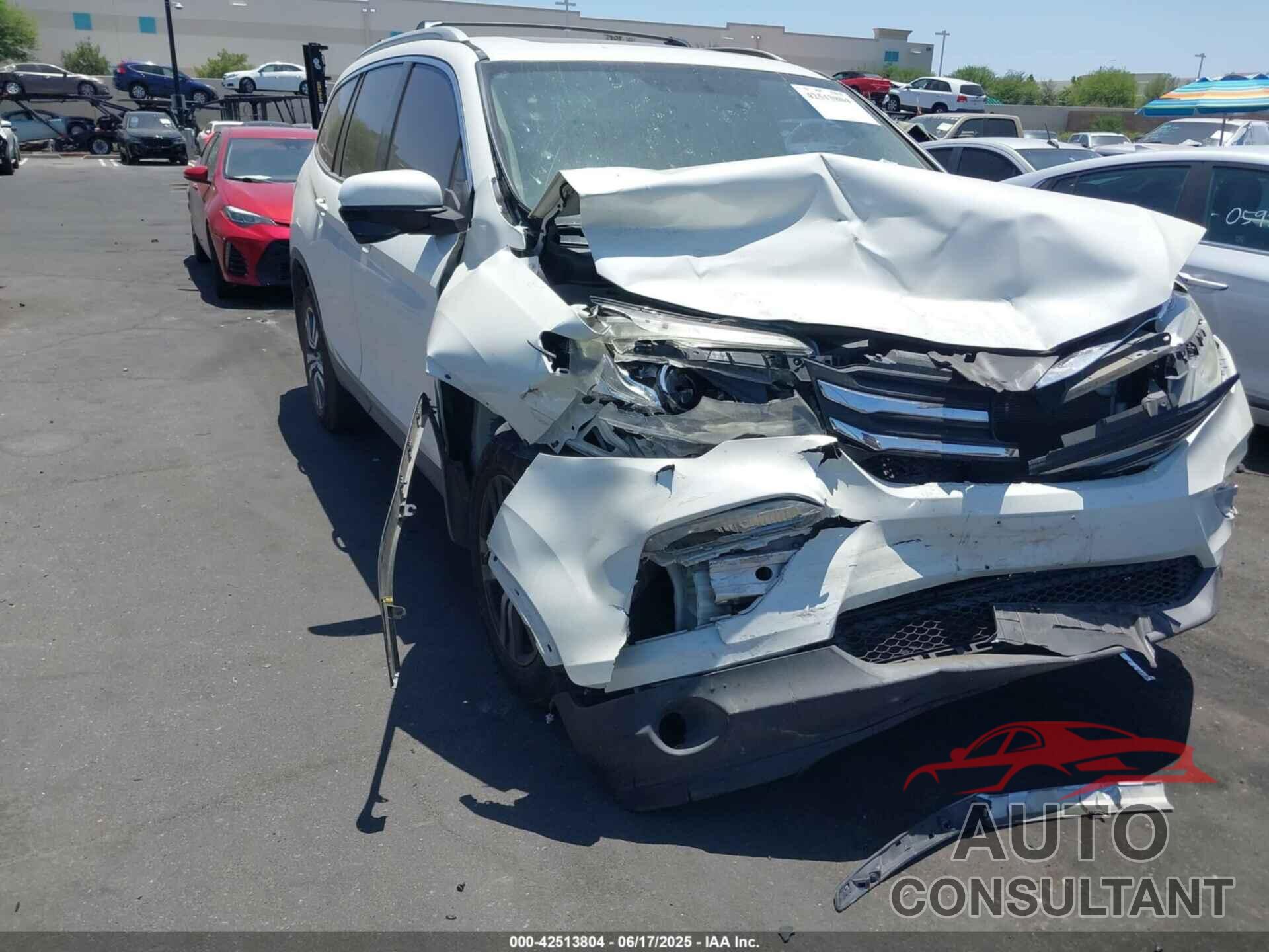 HONDA PILOT 2016 - 5FNYF5H53GB048604