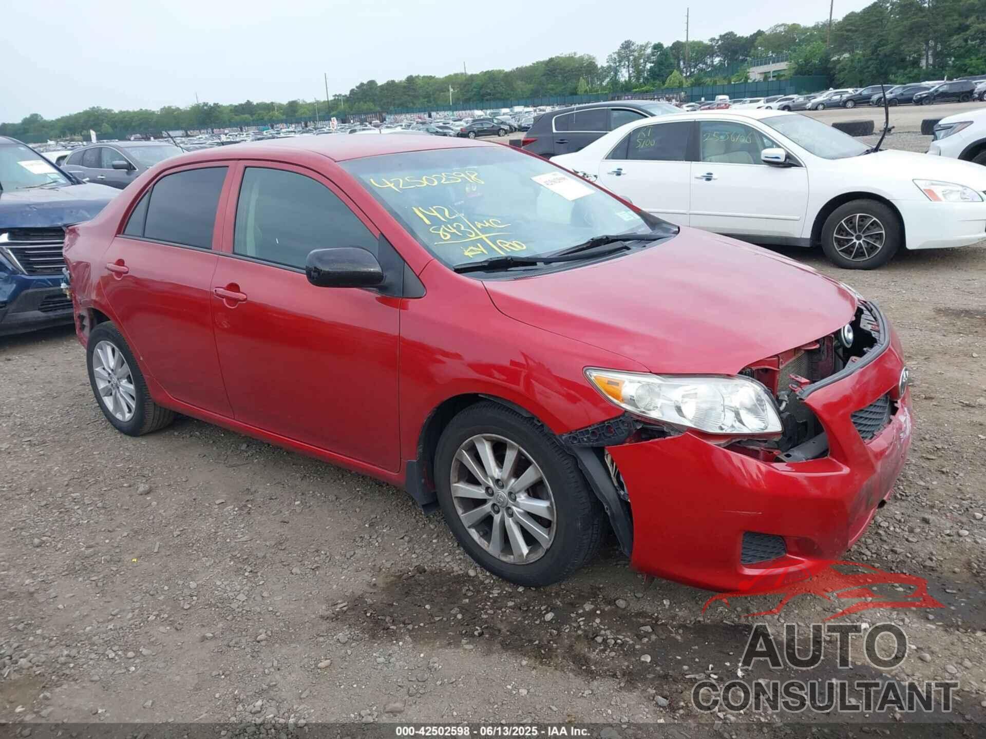 TOYOTA COROLLA 2009 - JTDBL40E699043091