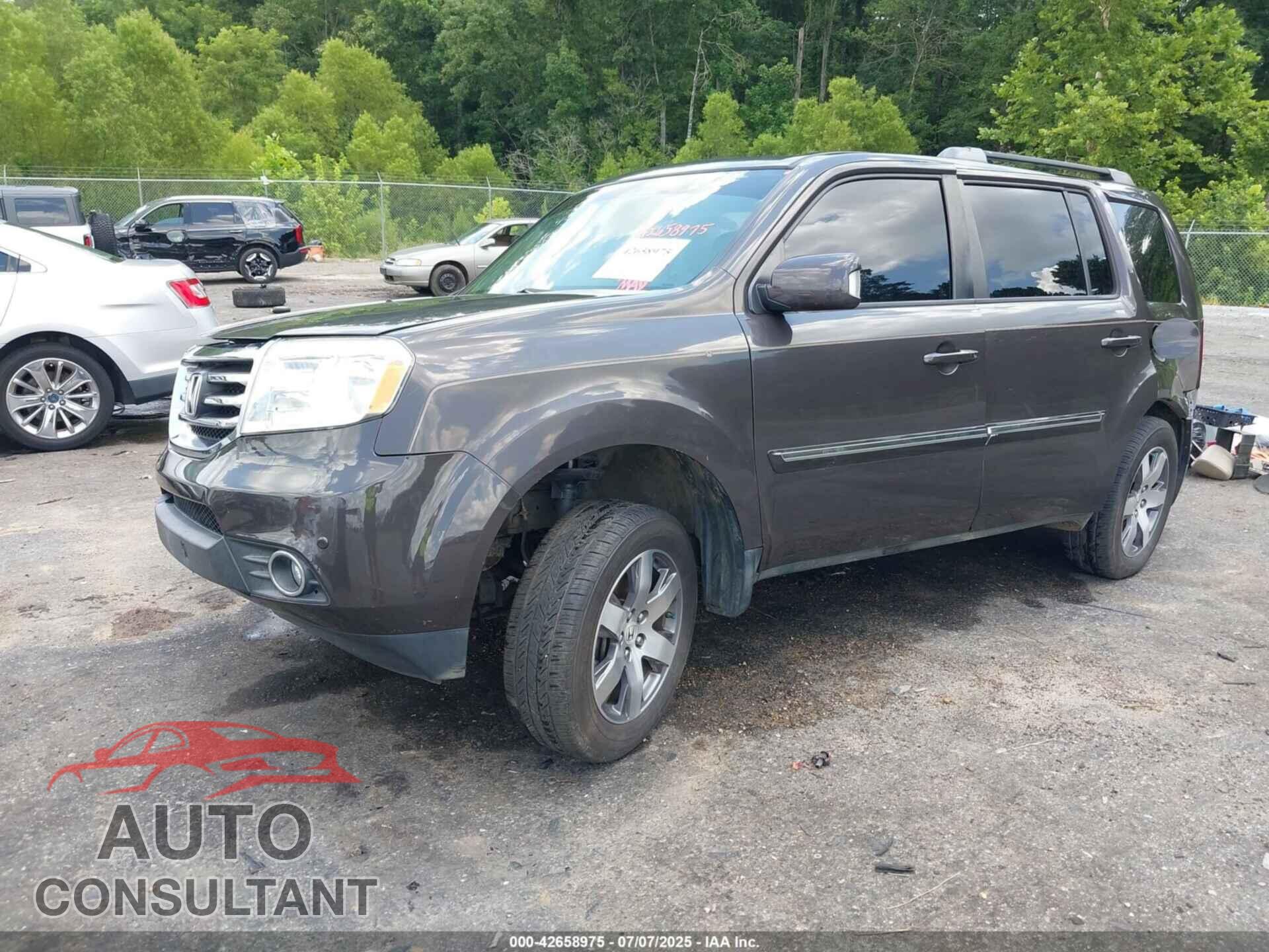 HONDA PILOT 2013 - 5FNYF3H99DB014654