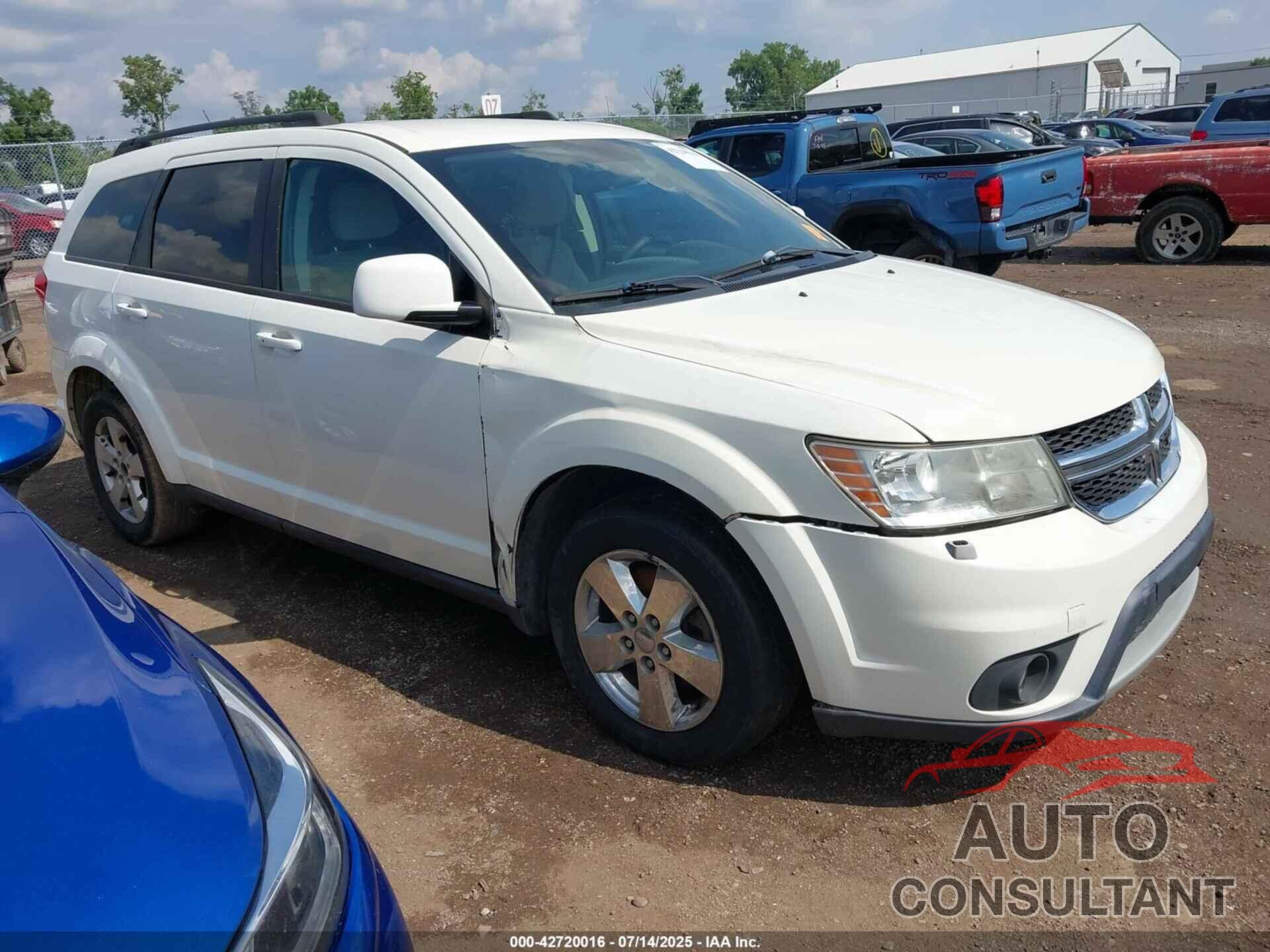 DODGE JOURNEY 2012 - 3C4PDCBG3CT387763
