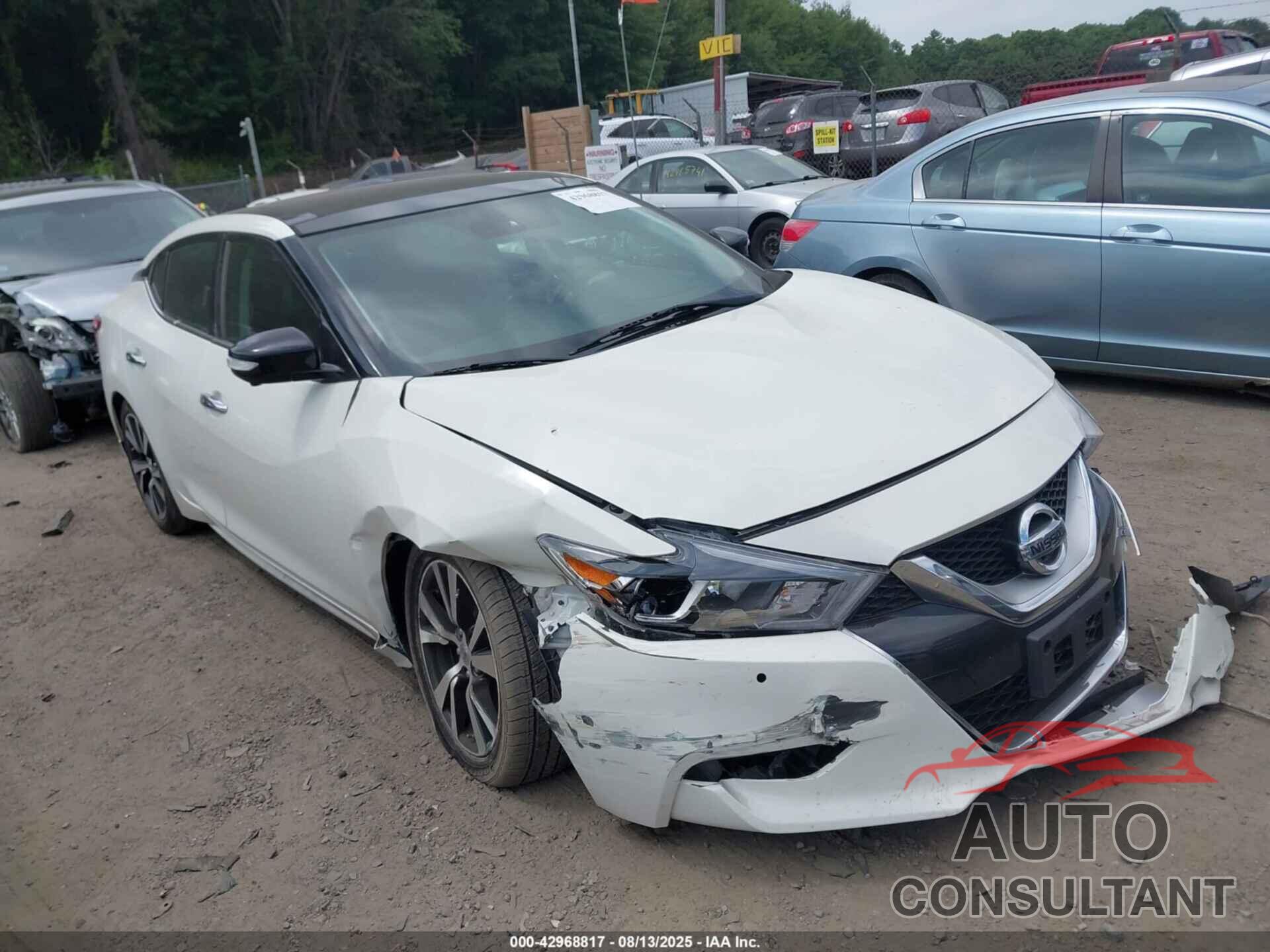 NISSAN MAXIMA 2017 - 1N4AA6APXHC397202
