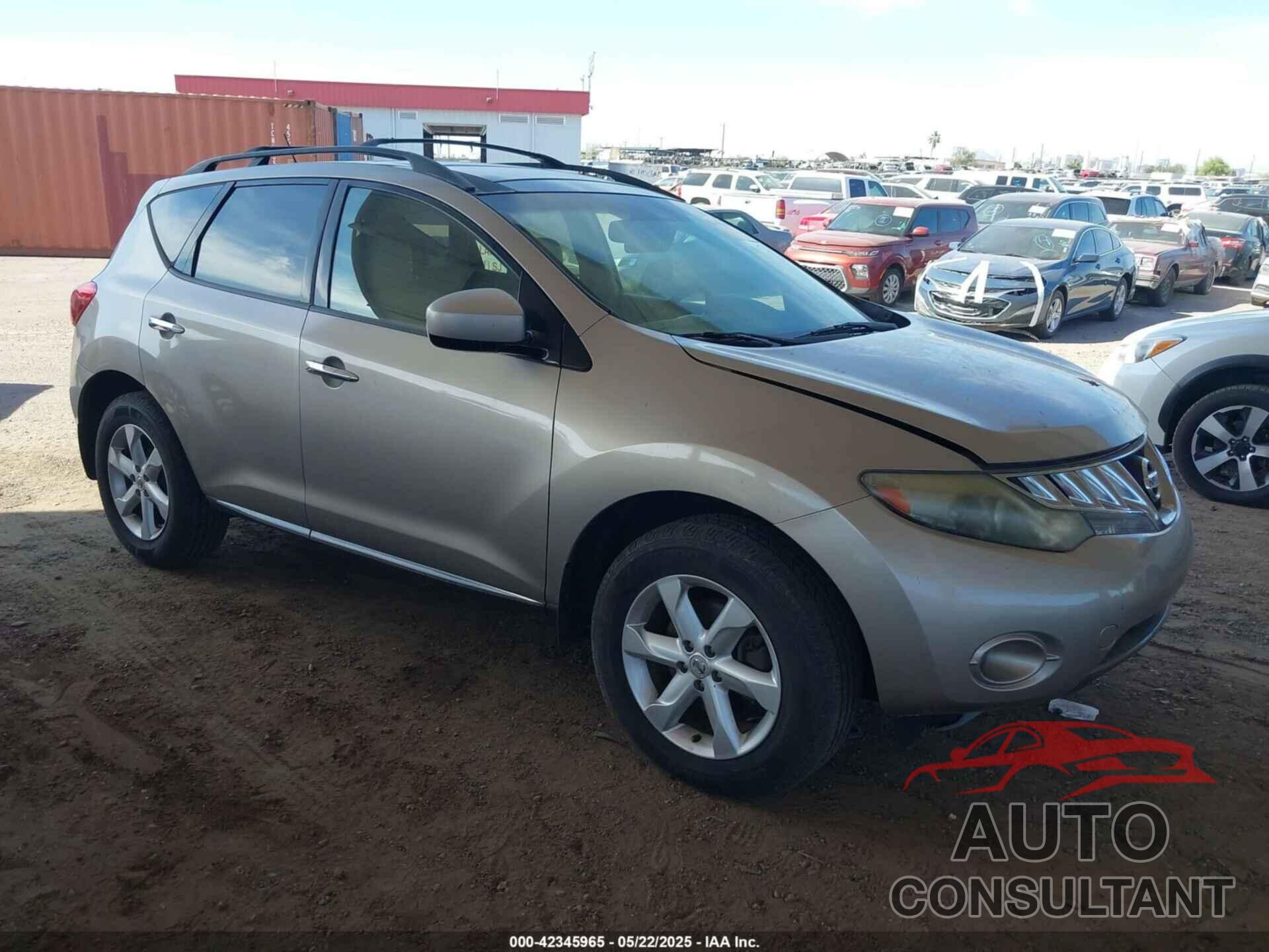 NISSAN MURANO 2009 - JN8AZ18W19W145720
