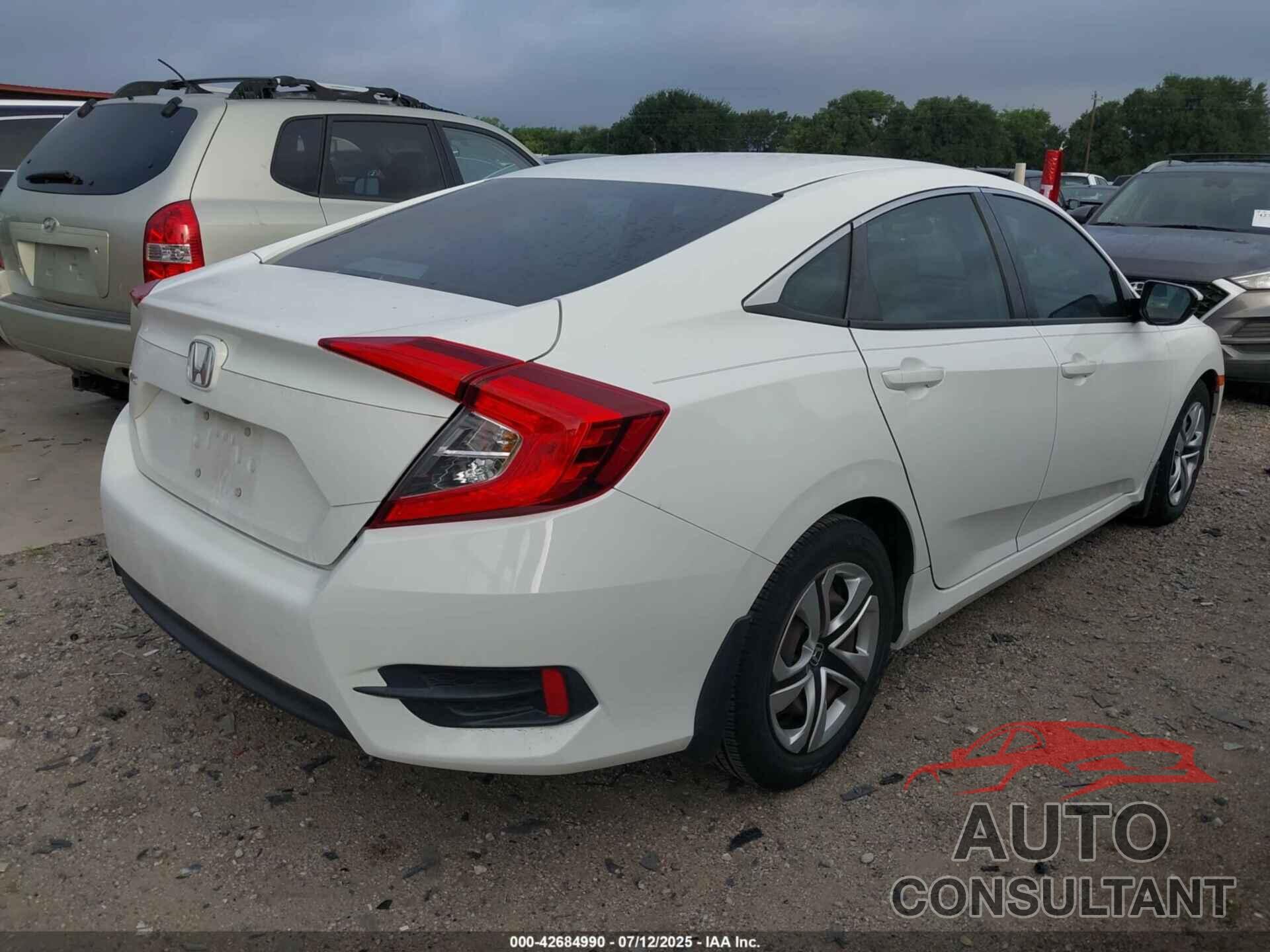 HONDA CIVIC 2017 - 19XFC2F52HE024853
