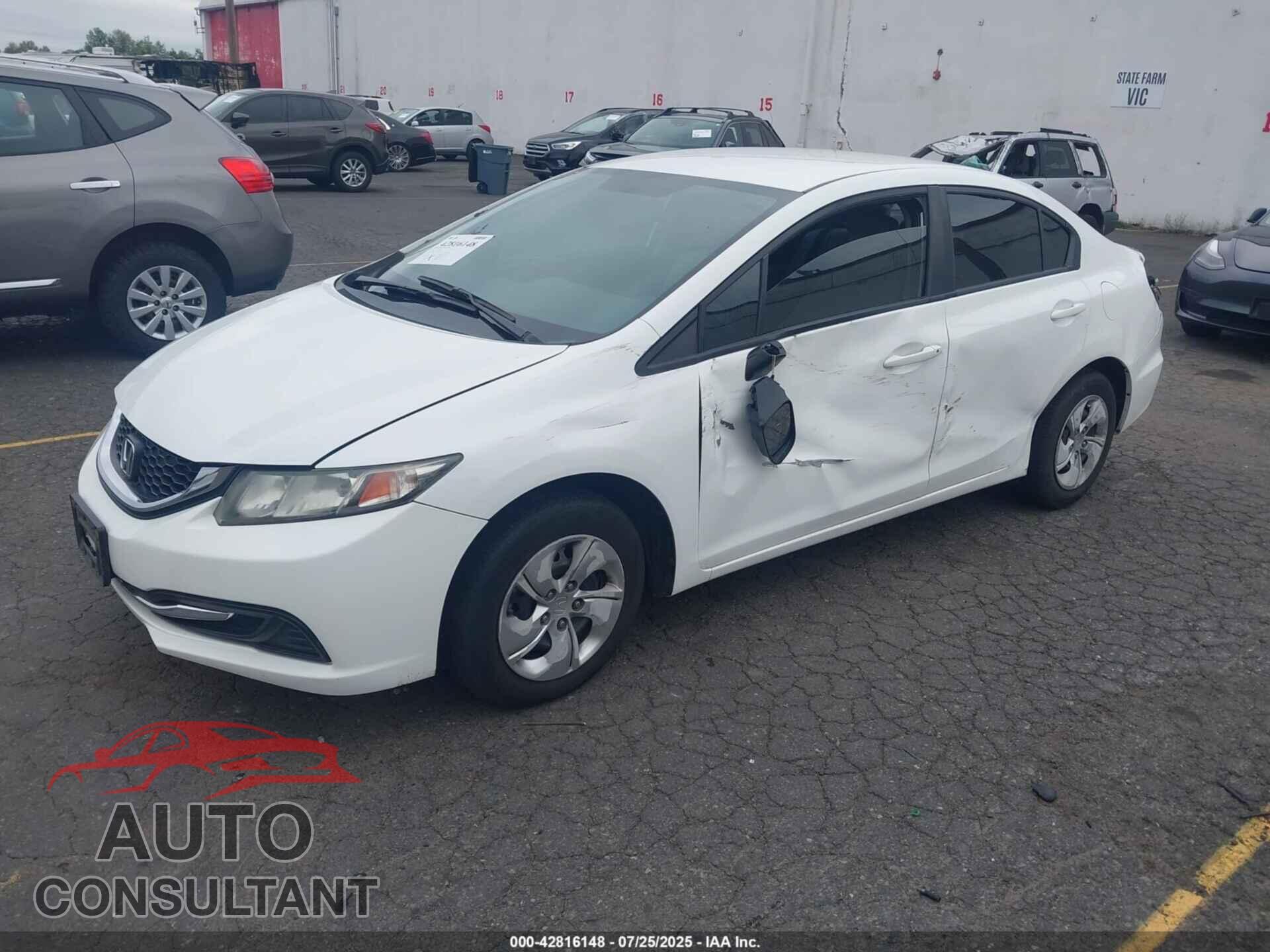 HONDA CIVIC 2014 - 19XFB2F50EE255863