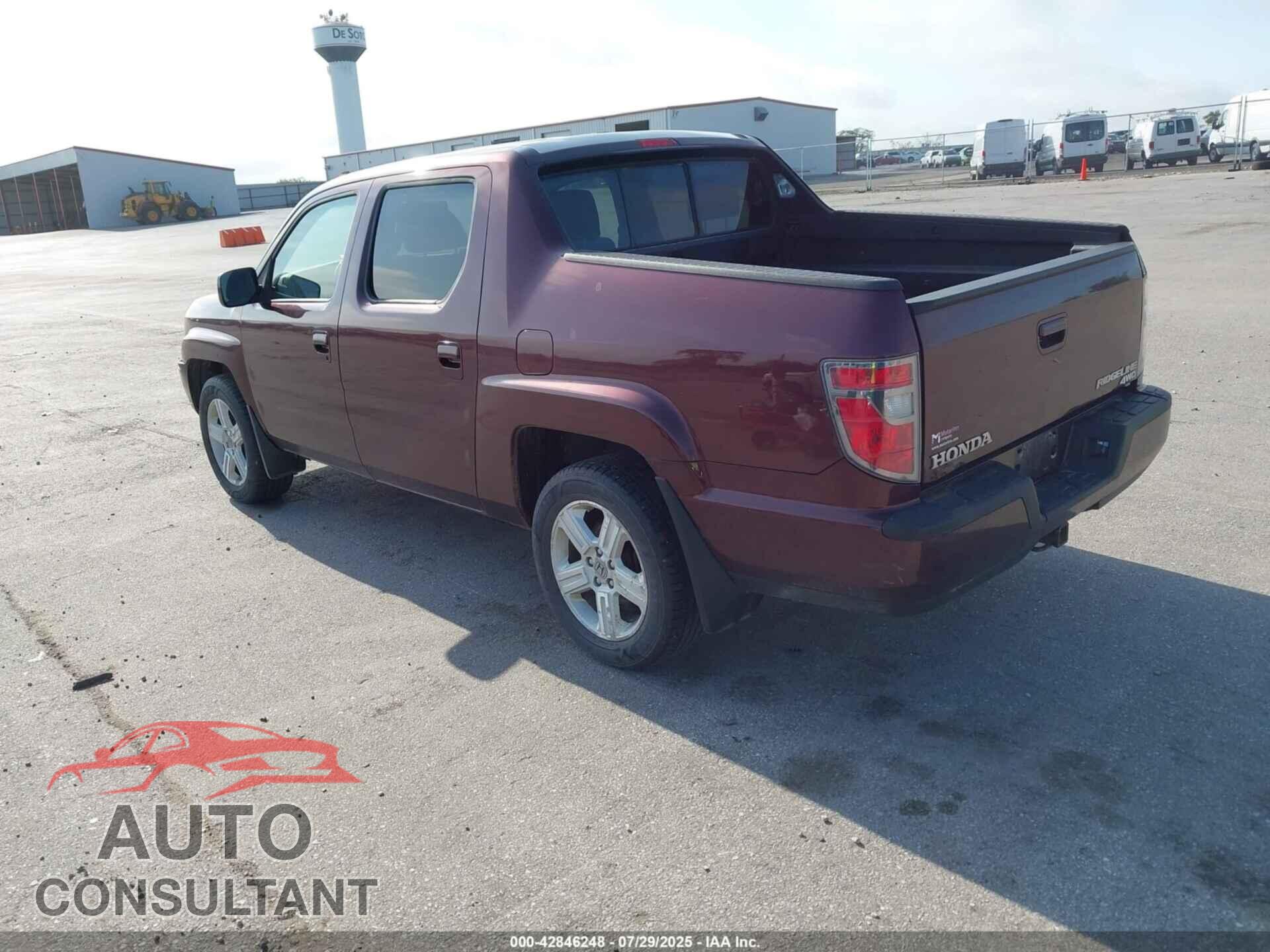 HONDA RIDGELINE 2012 - 5FPYK1F54CB452021